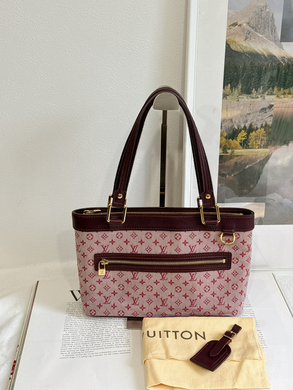 LOUIS VUITTON Denim Handbag
