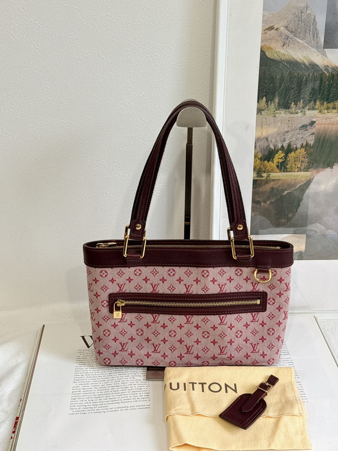 LOUIS VUITTON Denim Handbag