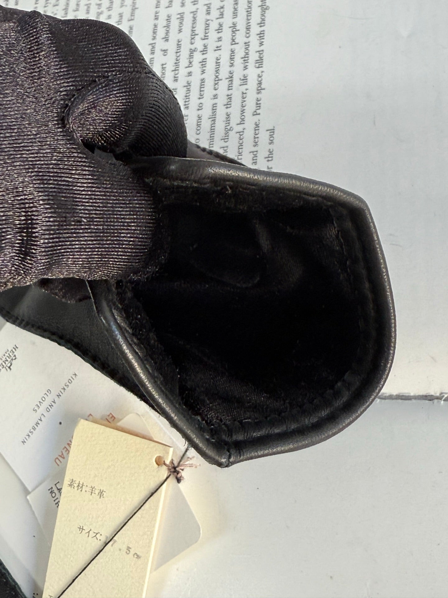 HERMES Lambskin Gloves