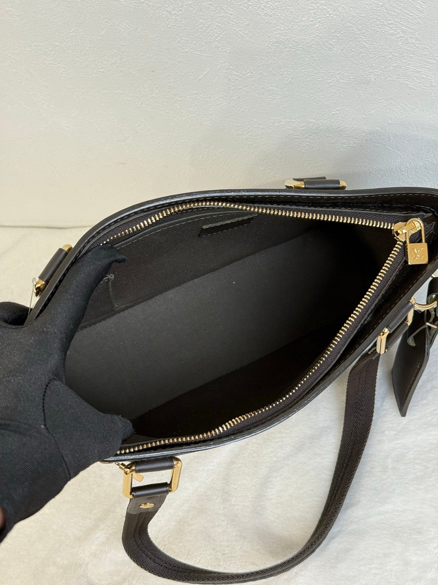 LOUIS VUITTON Denim Hand Bag
