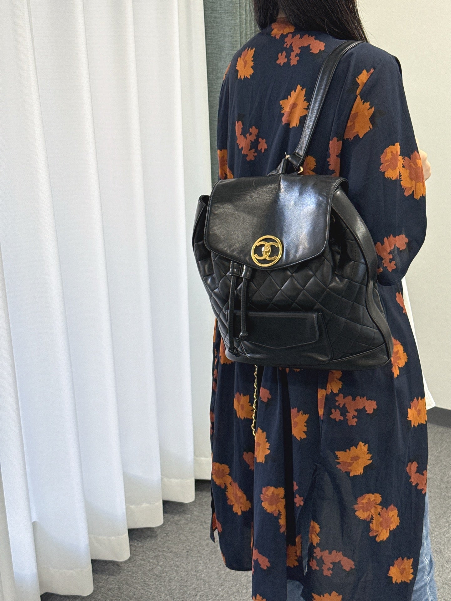 CHANEL Quilted Backpack