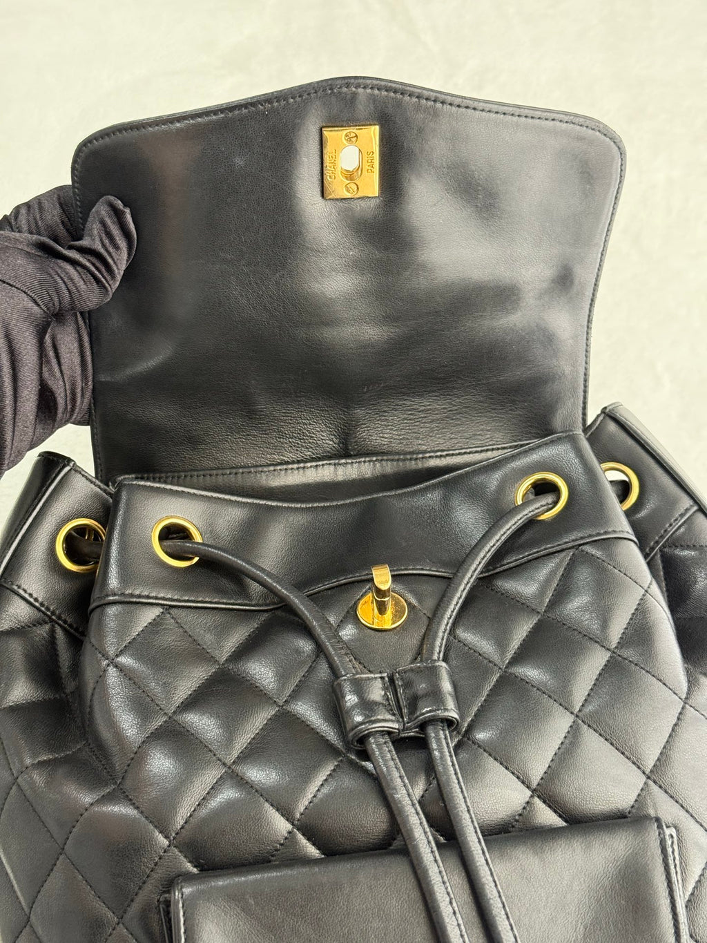CHANEL Quilted Backpack