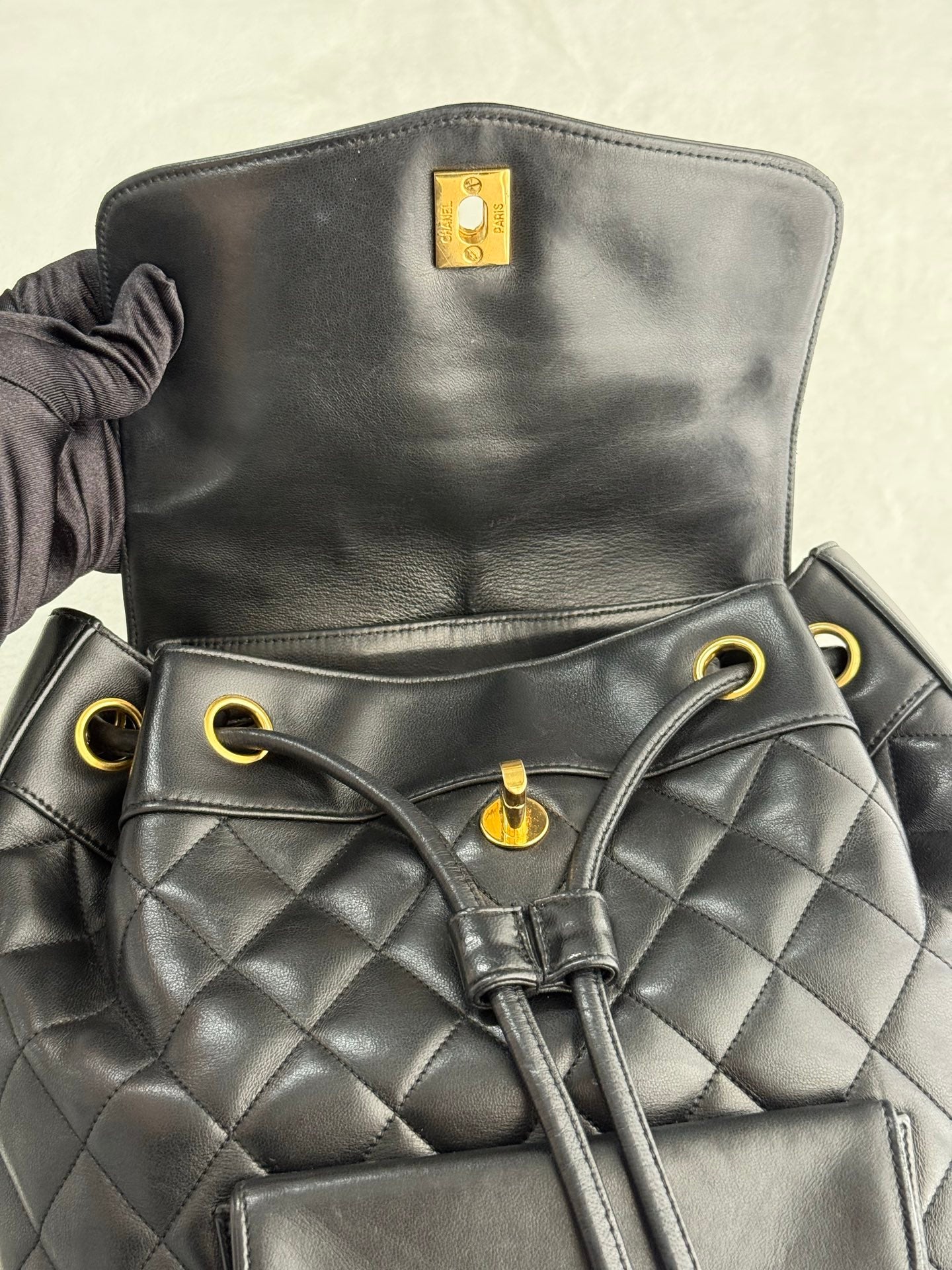 CHANEL Quilted Backpack