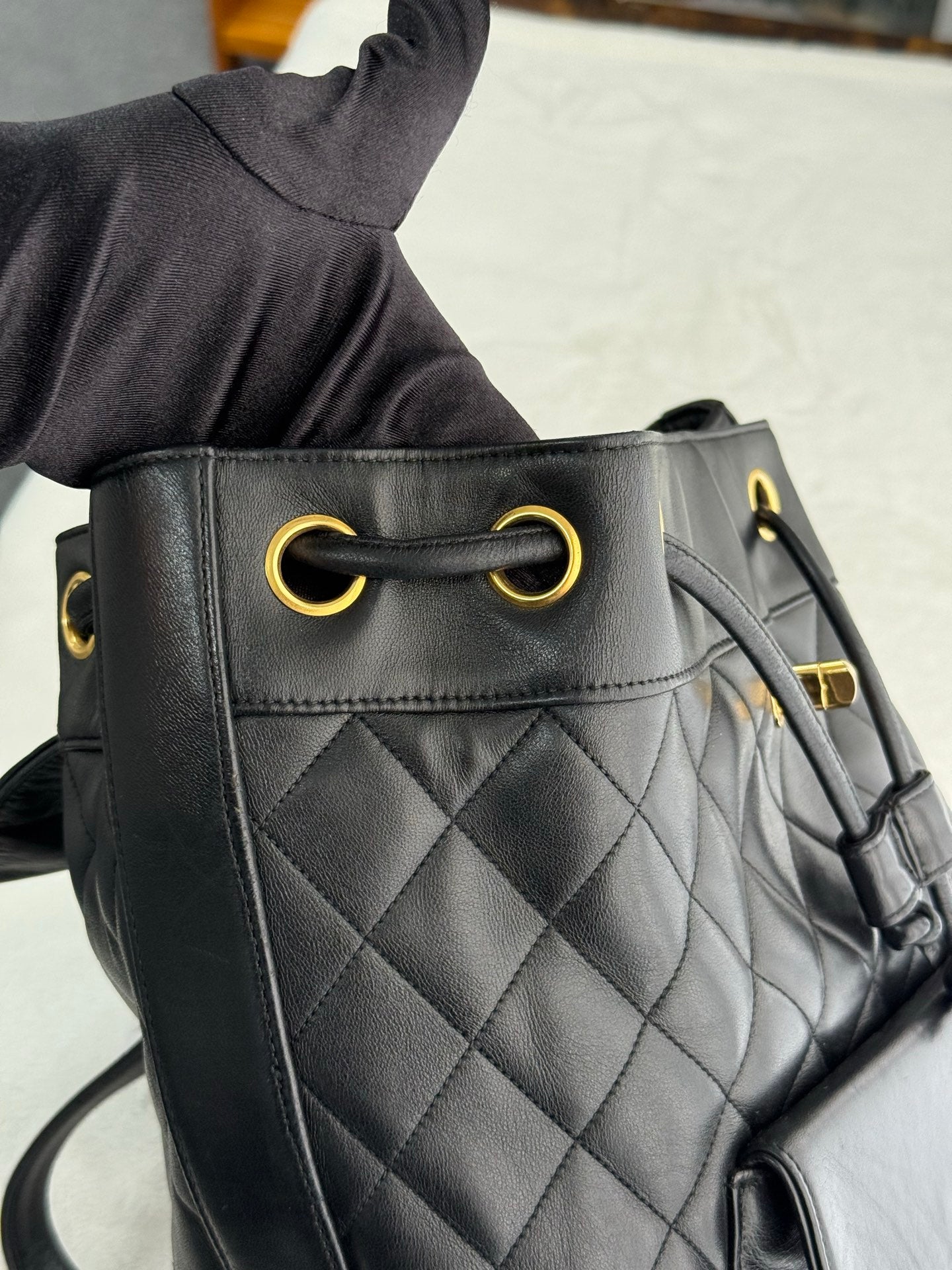 CHANEL Quilted Backpack