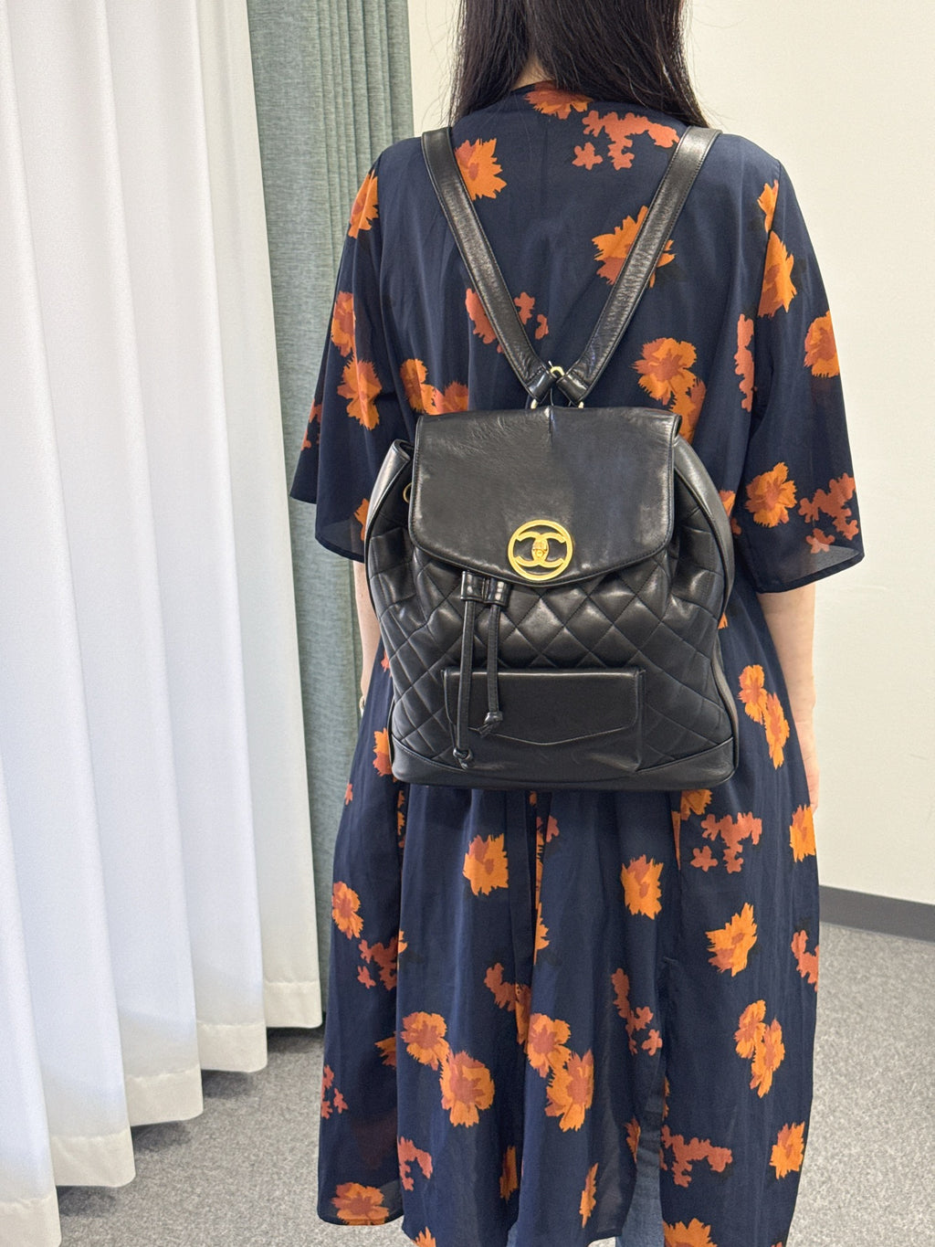 CHANEL Quilted Backpack