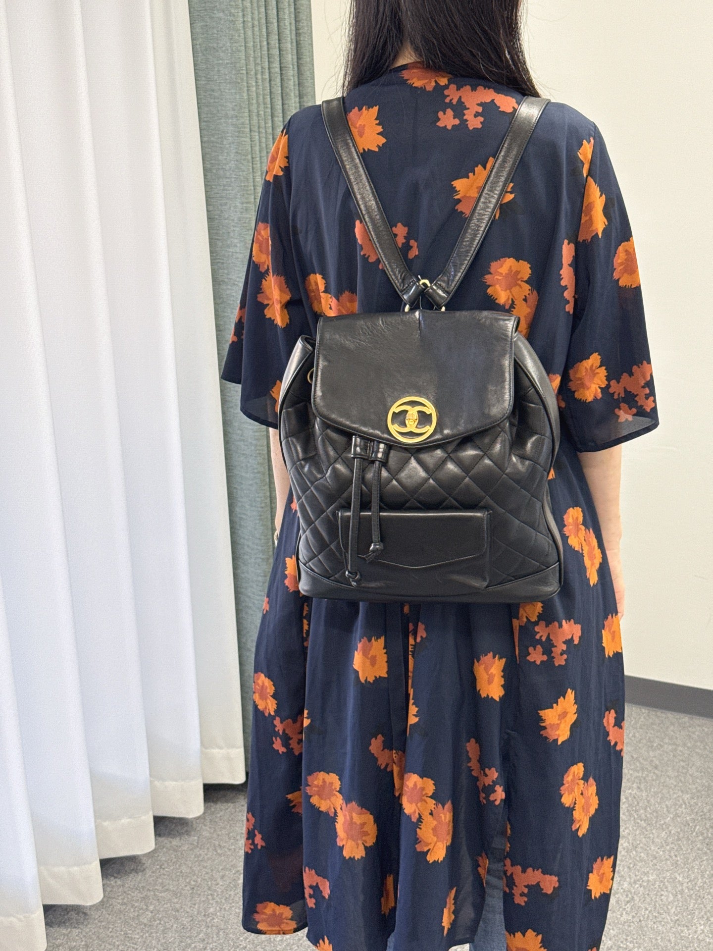CHANEL Quilted Backpack