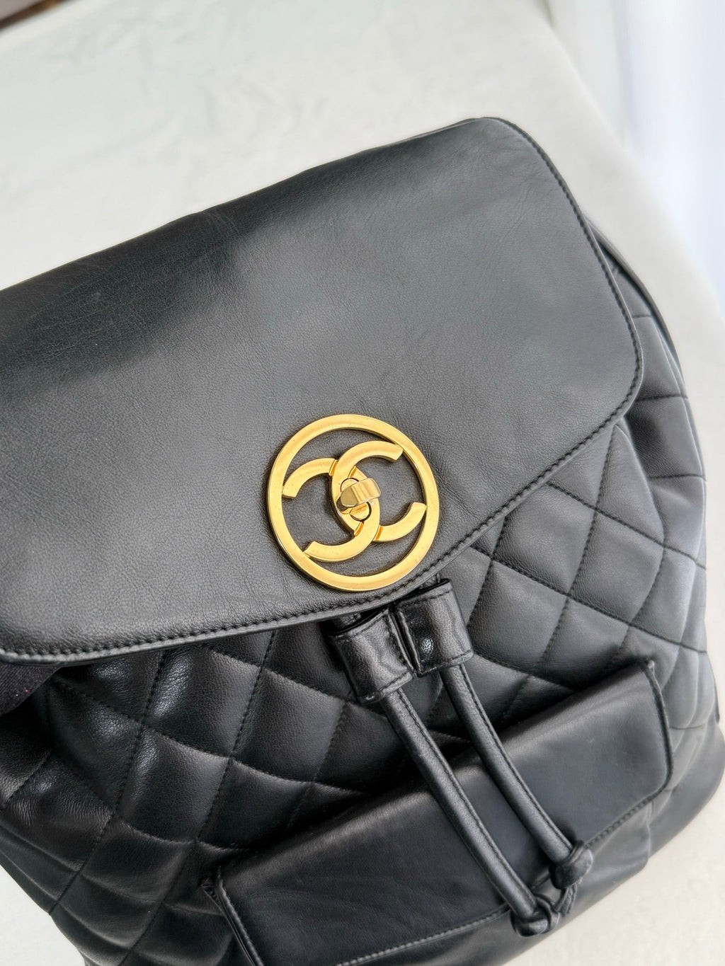 CHANEL Quilted Backpack
