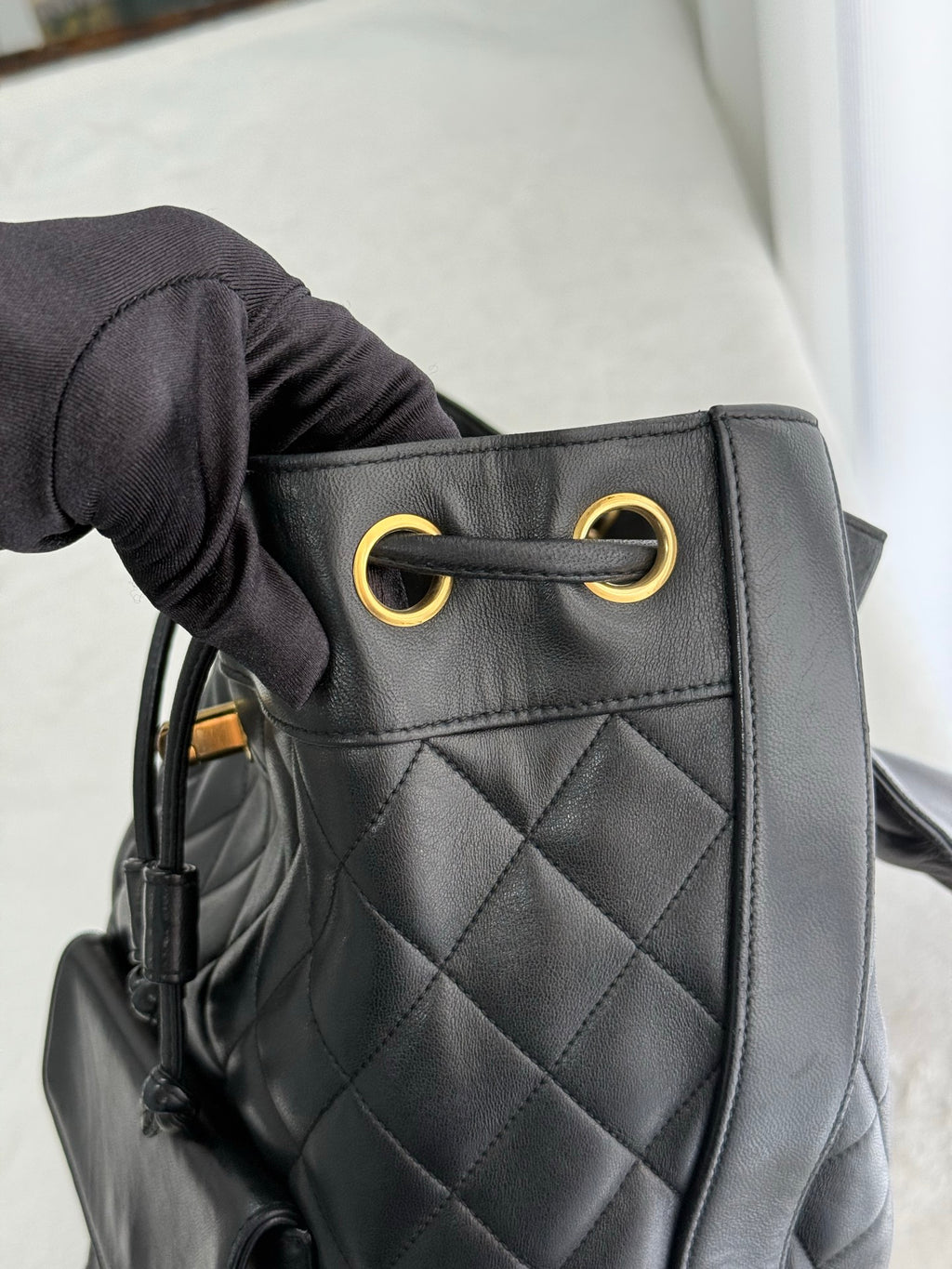 CHANEL Quilted Backpack