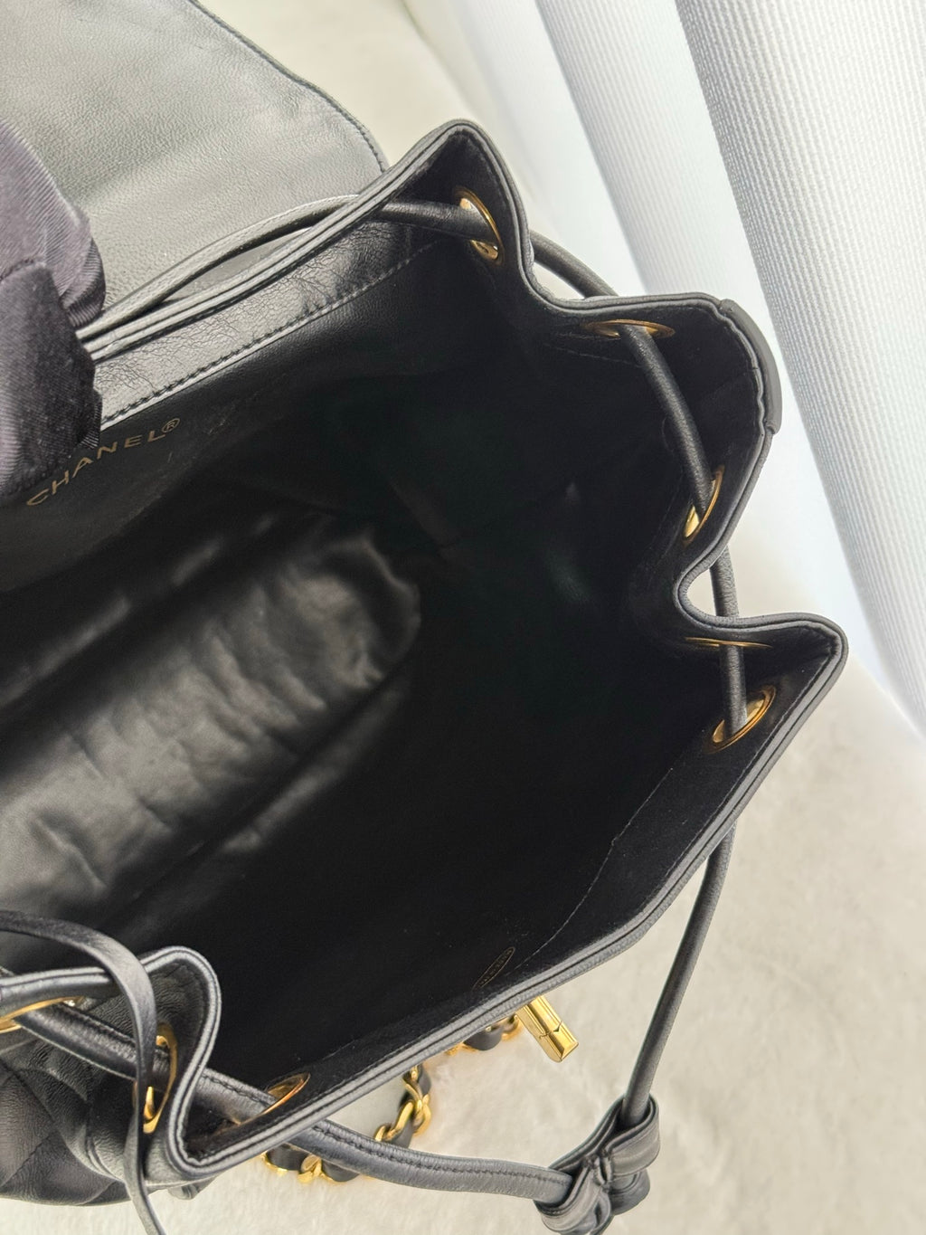 CHANEL Quilted Backpack