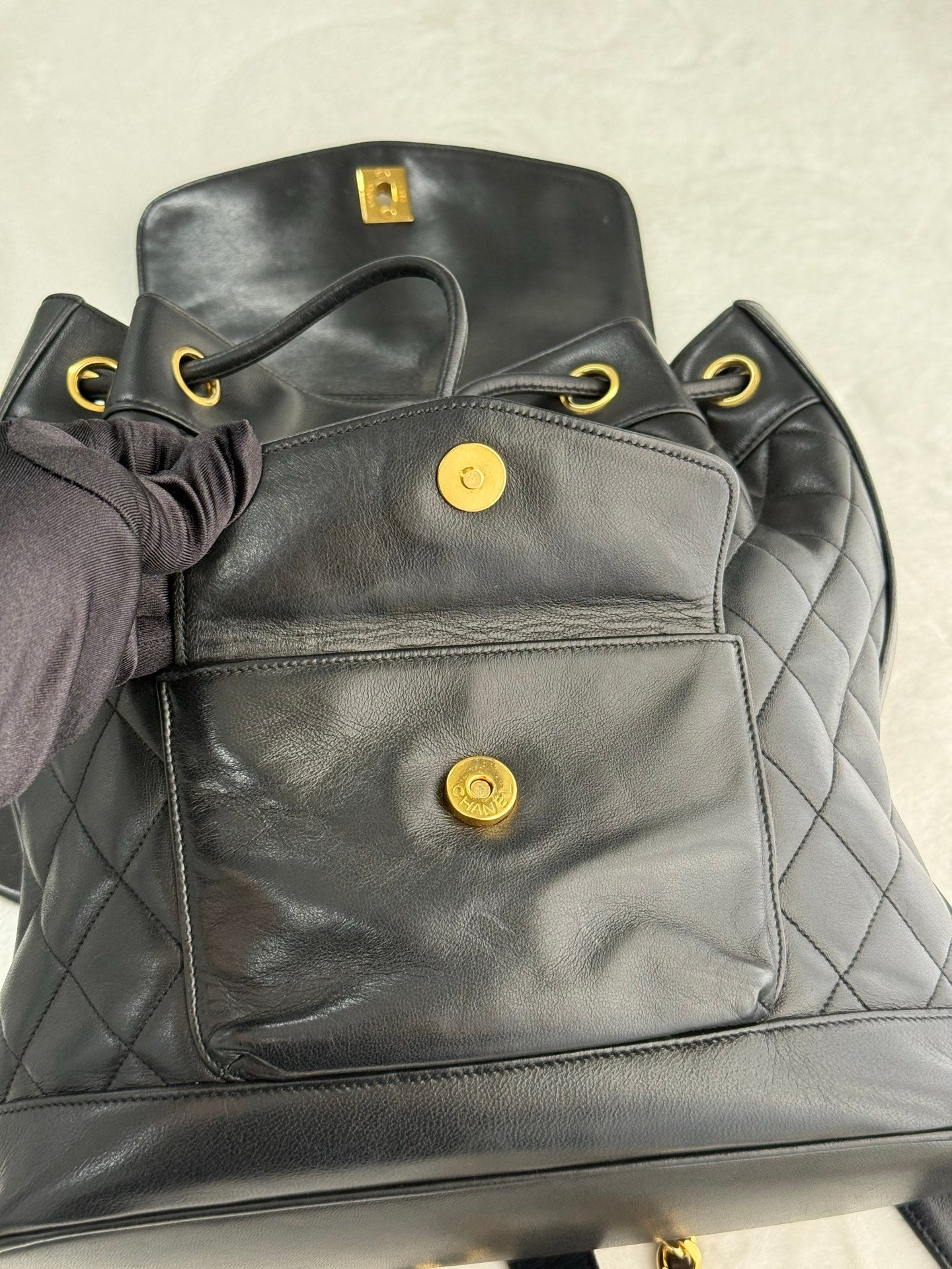 CHANEL Quilted Backpack