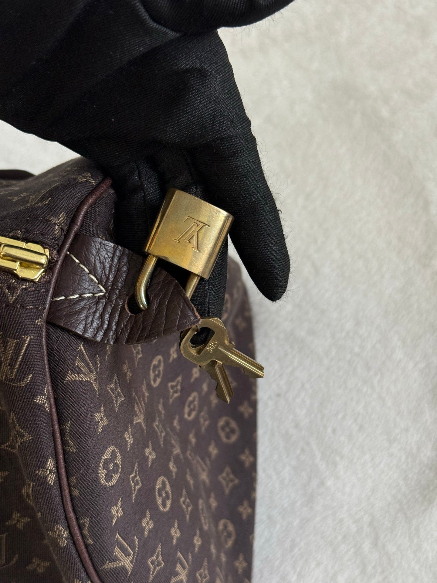 LOUIS VUITTON Denim Speedy30