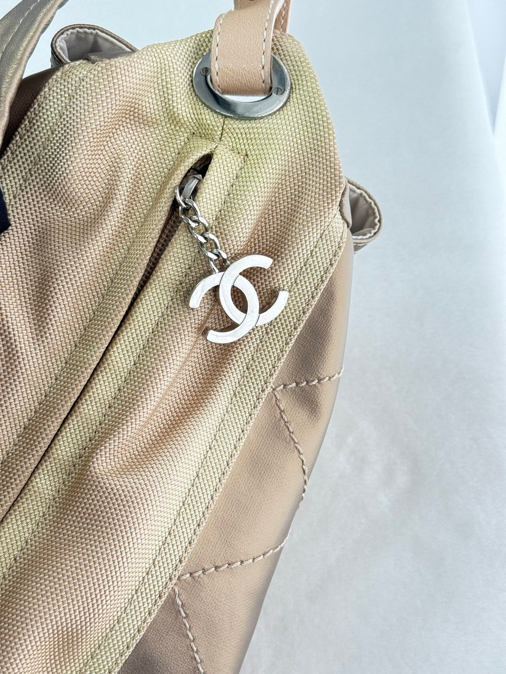 CHANEL Quilted Gold Box Bag