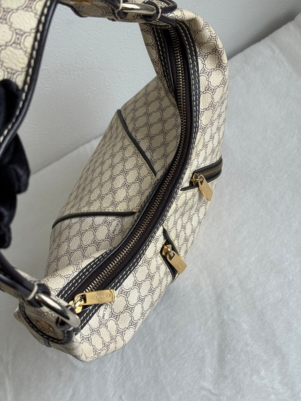 CELINE Macadam Shoulder Bag