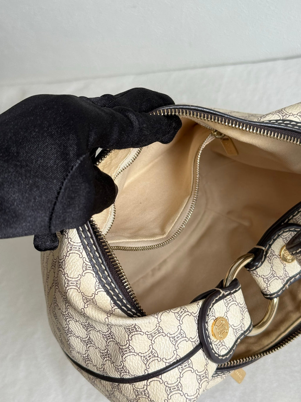 CELINE Macadam Shoulder Bag