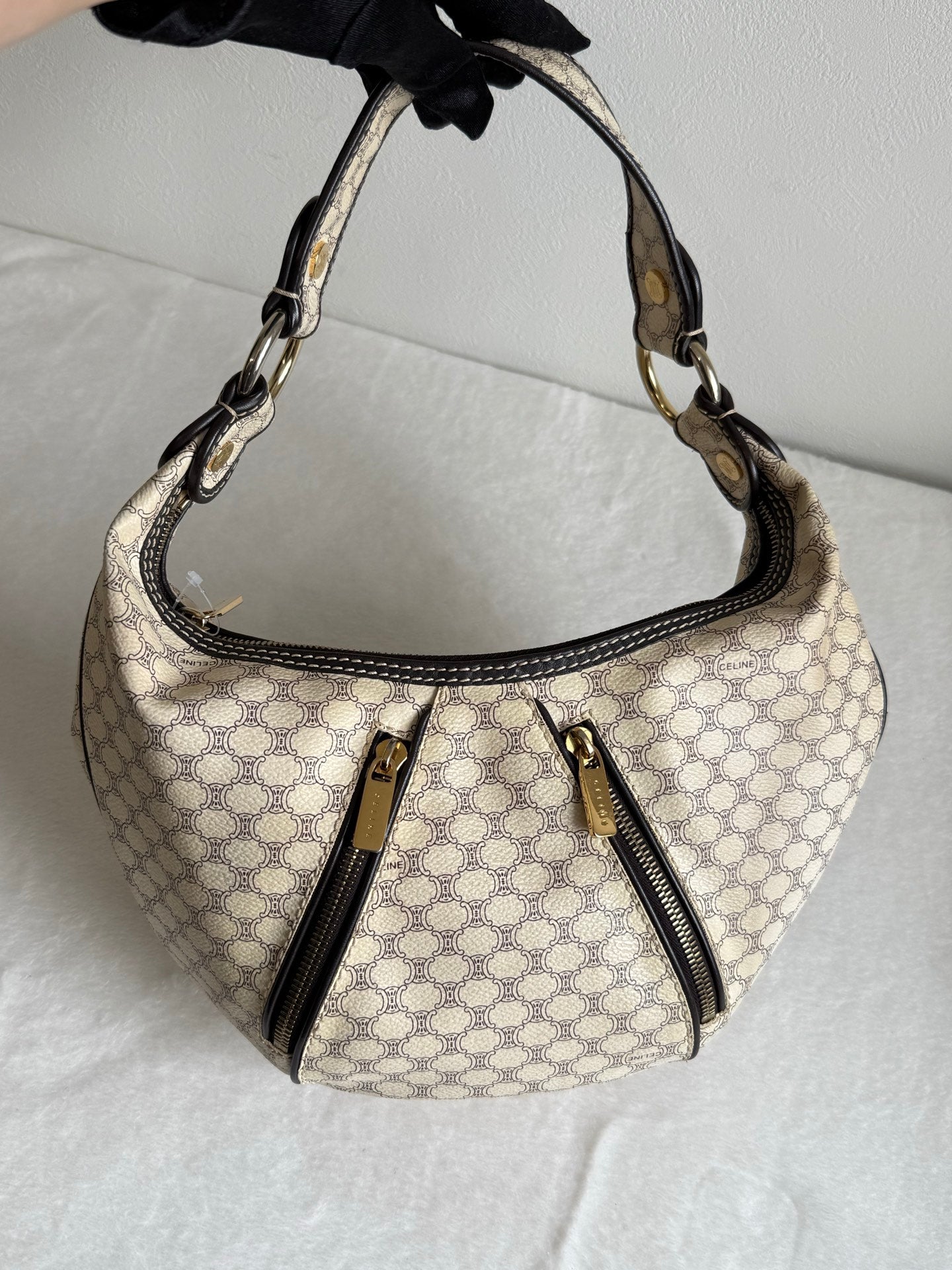 CELINE Macadam Shoulder Bag