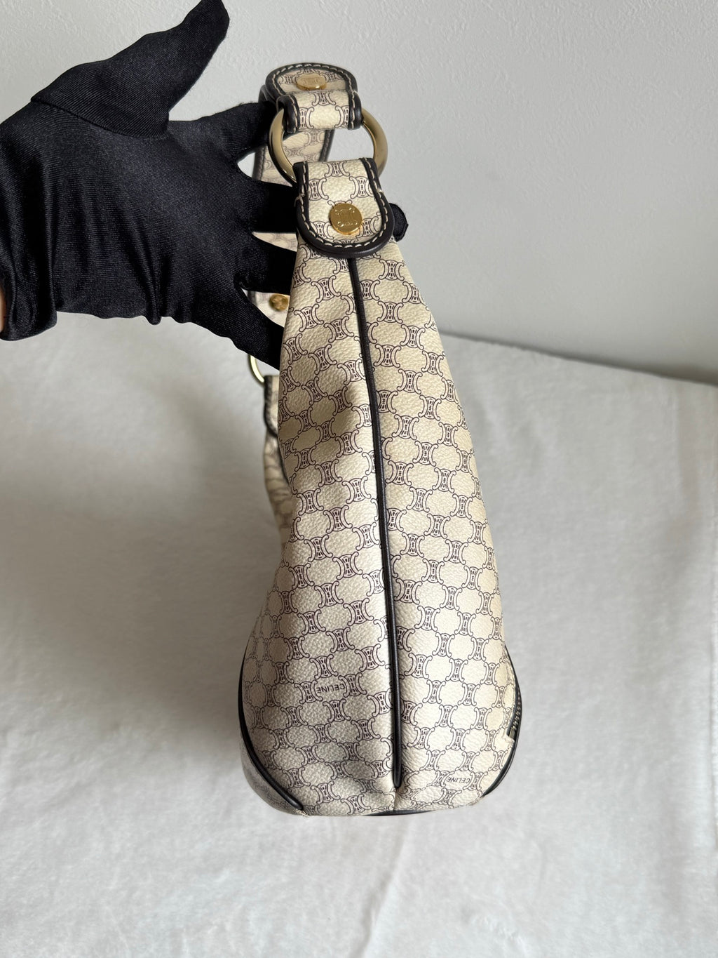 CELINE Macadam Shoulder Bag