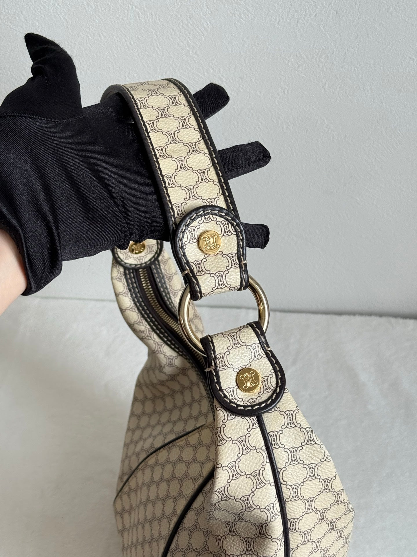 CELINE Macadam Shoulder Bag