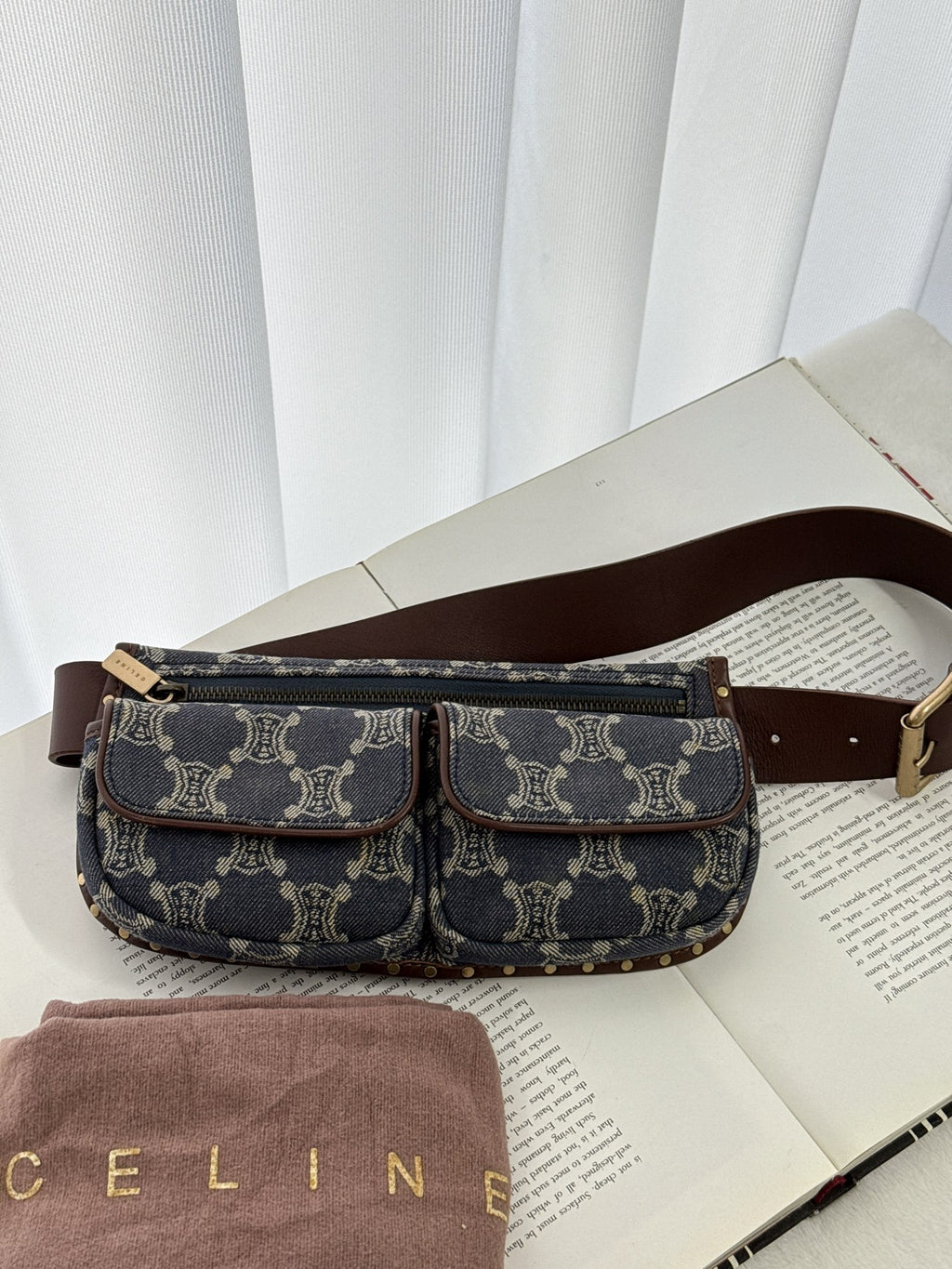 CELINE Macadam Belt Bag