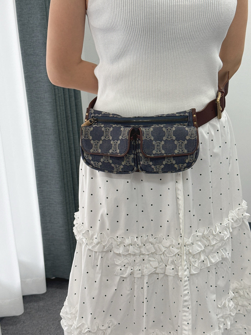 CELINE Macadam Belt Bag