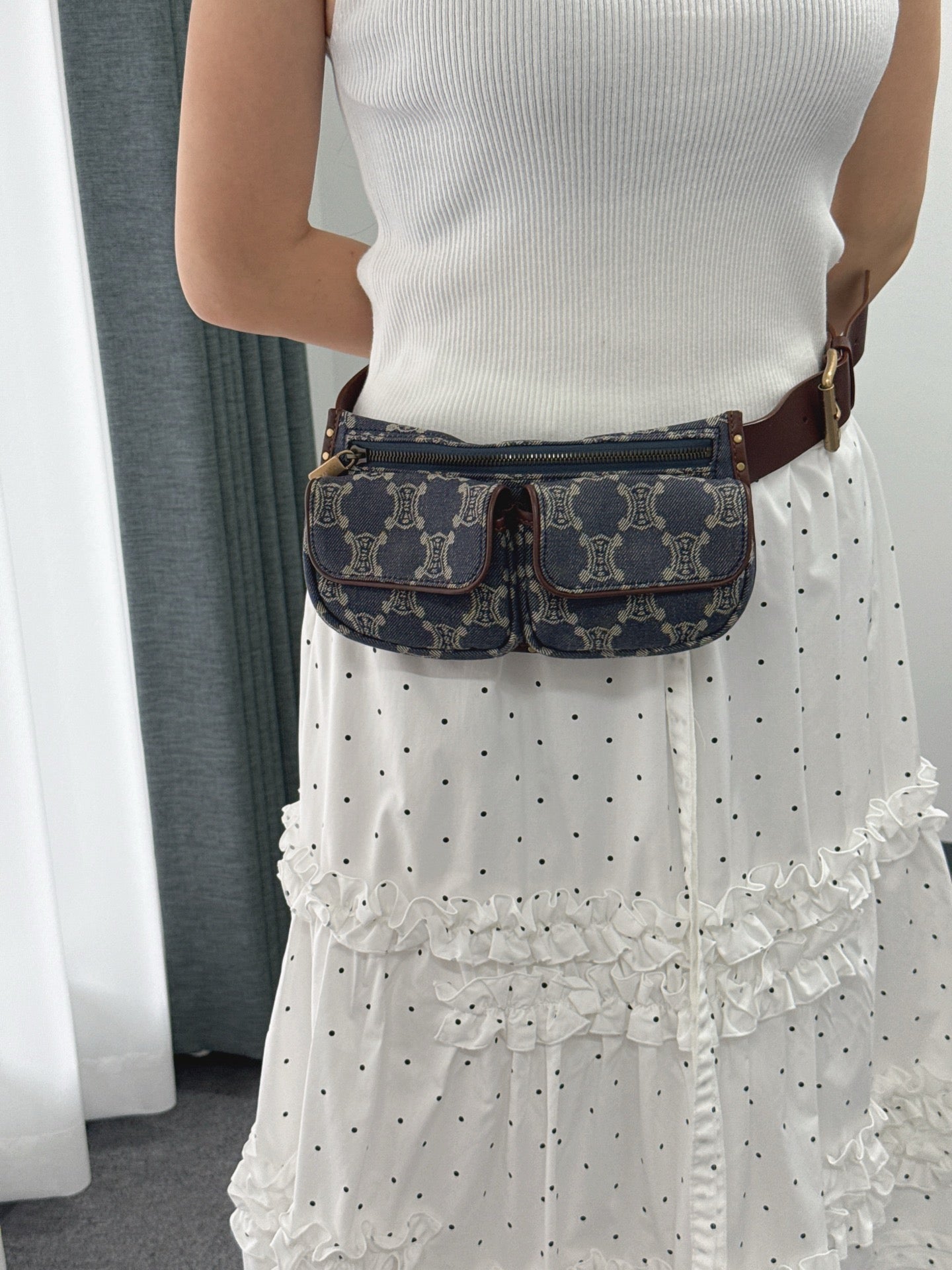 CELINE Macadam Belt Bag