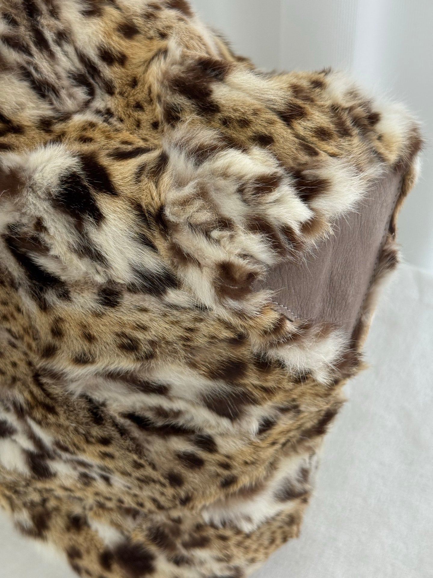 FENDI Leopard Fur Totebag