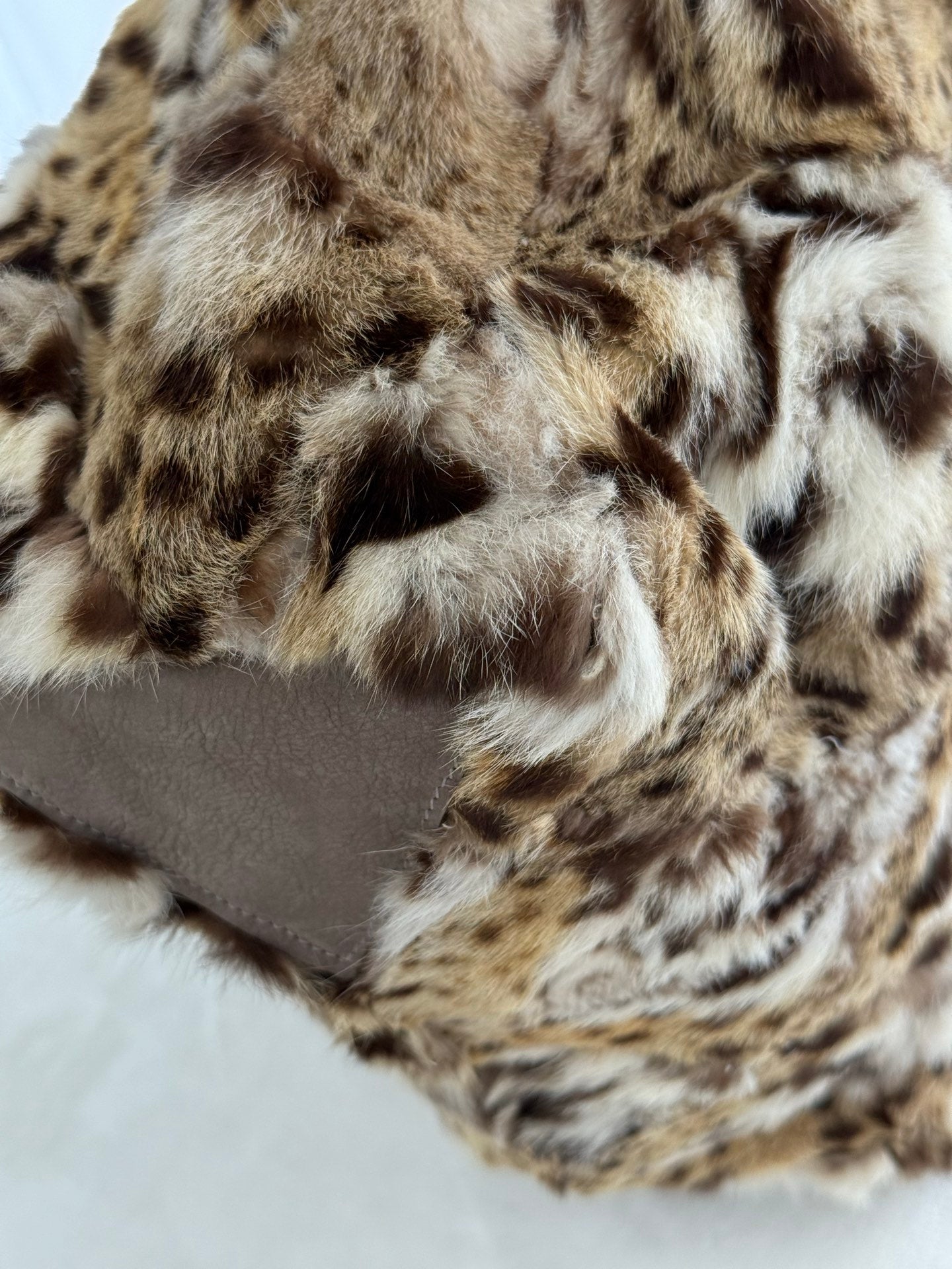 FENDI Leopard Fur Totebag