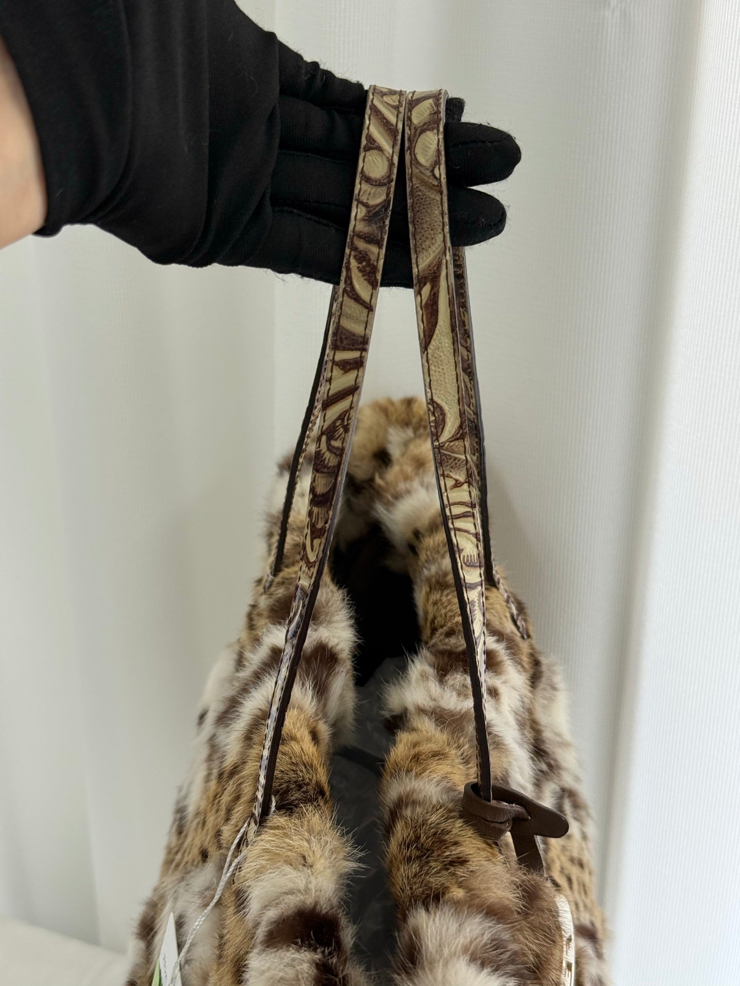 FENDI Leopard Fur Totebag