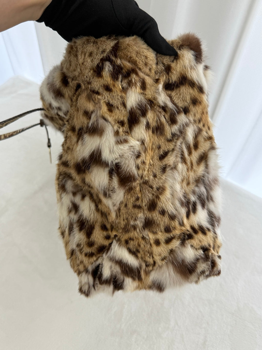 FENDI Leopard Fur Totebag