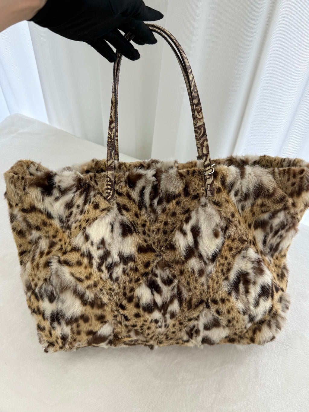 FENDI Leopard Fur Totebag