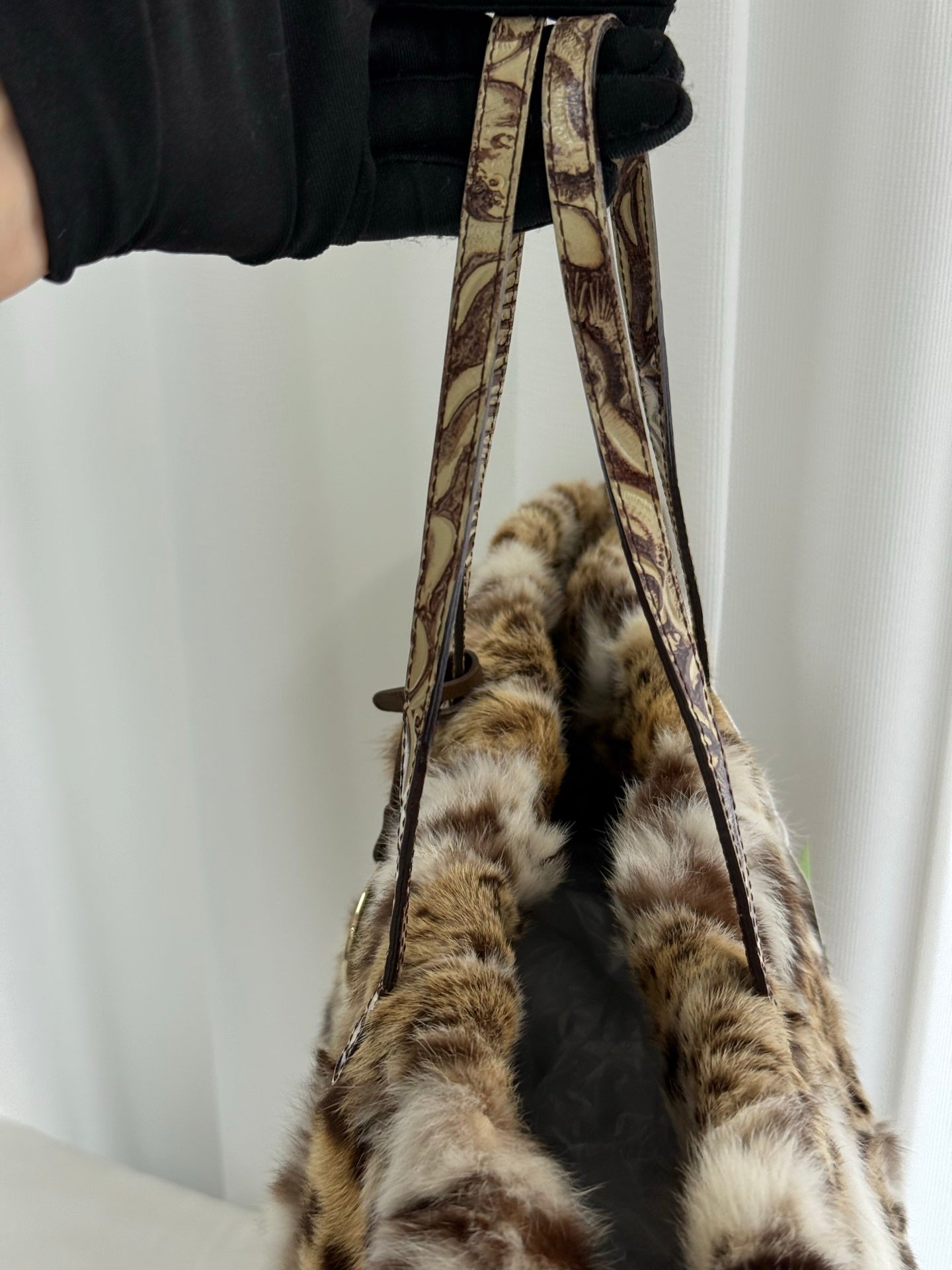FENDI Leopard Fur Totebag