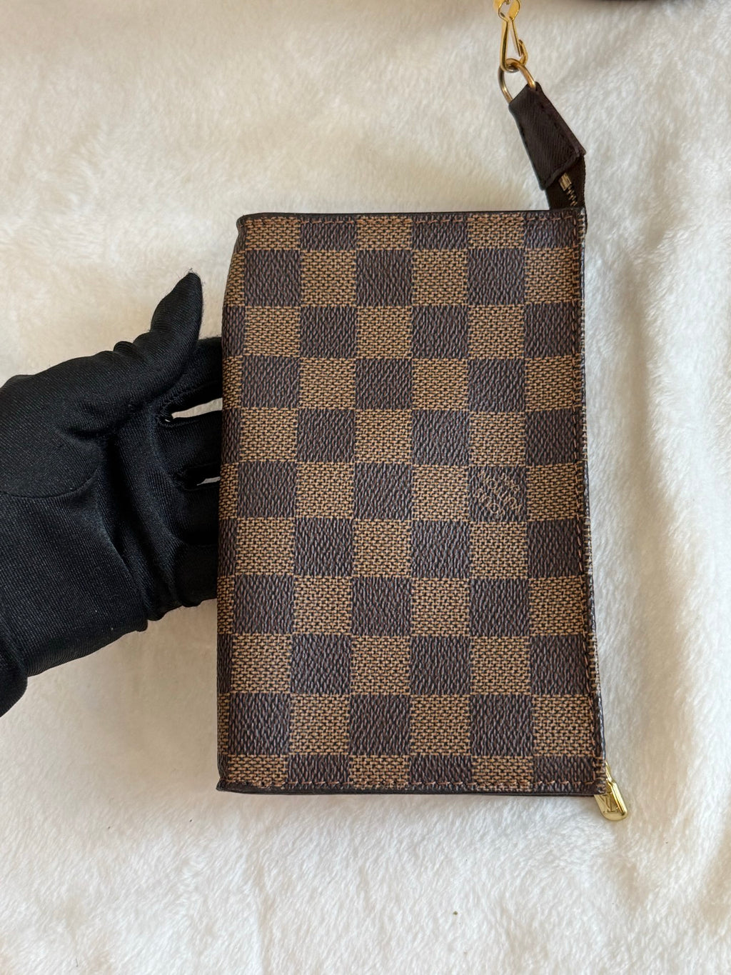 LOUIS VUITTON Damier Bucket Set Bag