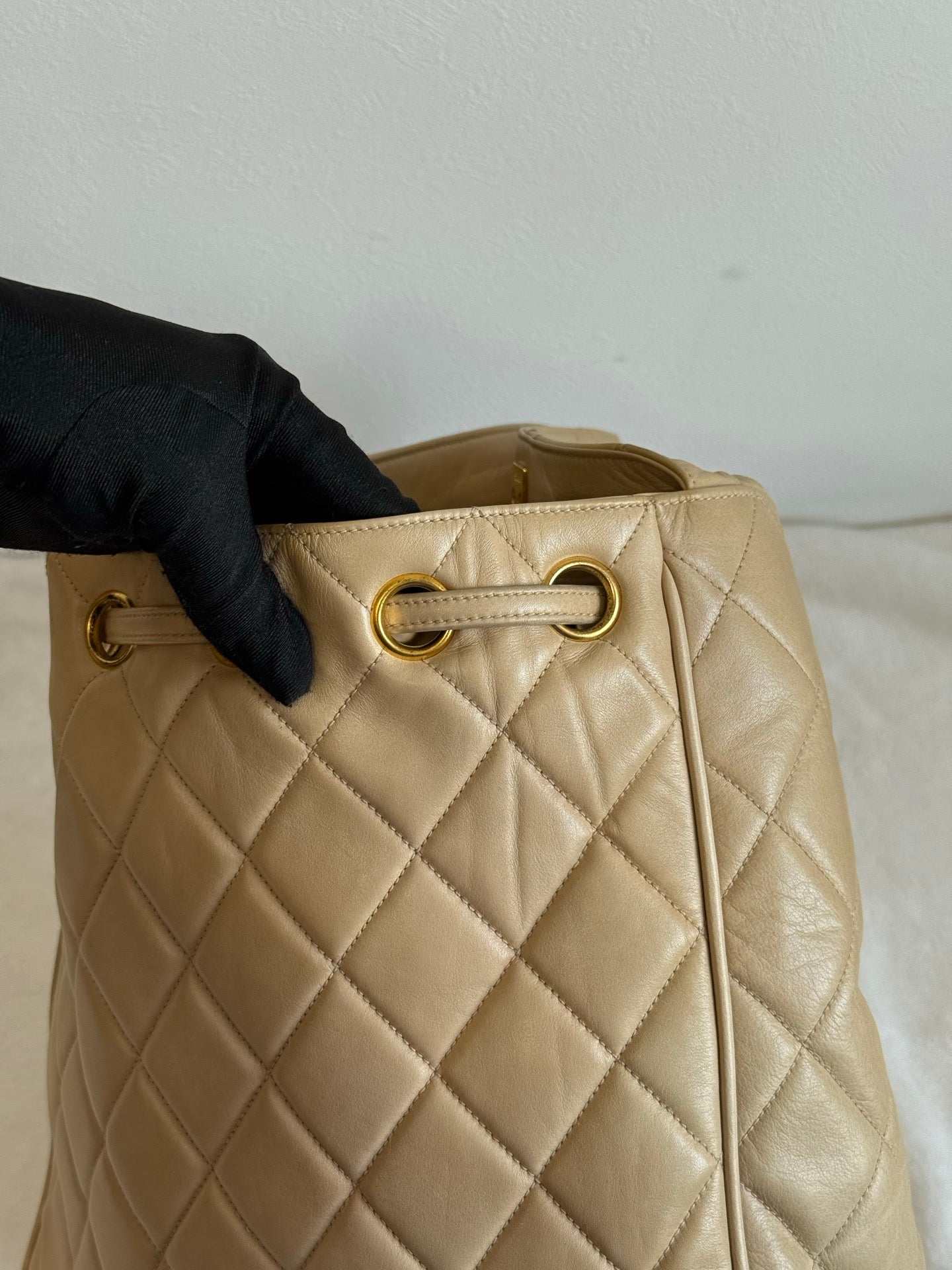 CHANEL Lambskin Quilted Shoulder Bag
