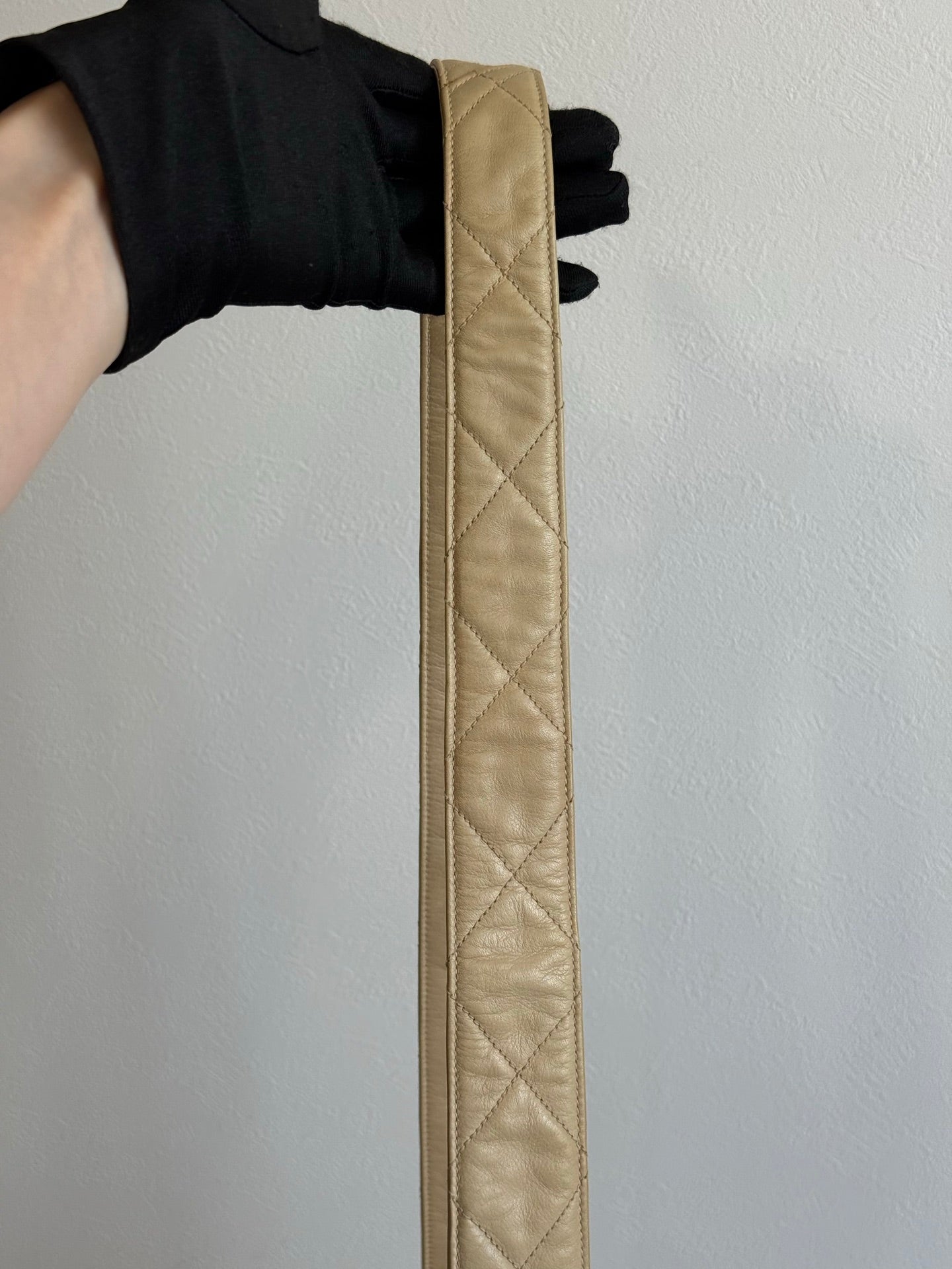CHANEL Lambskin Quilted Shoulder Bag