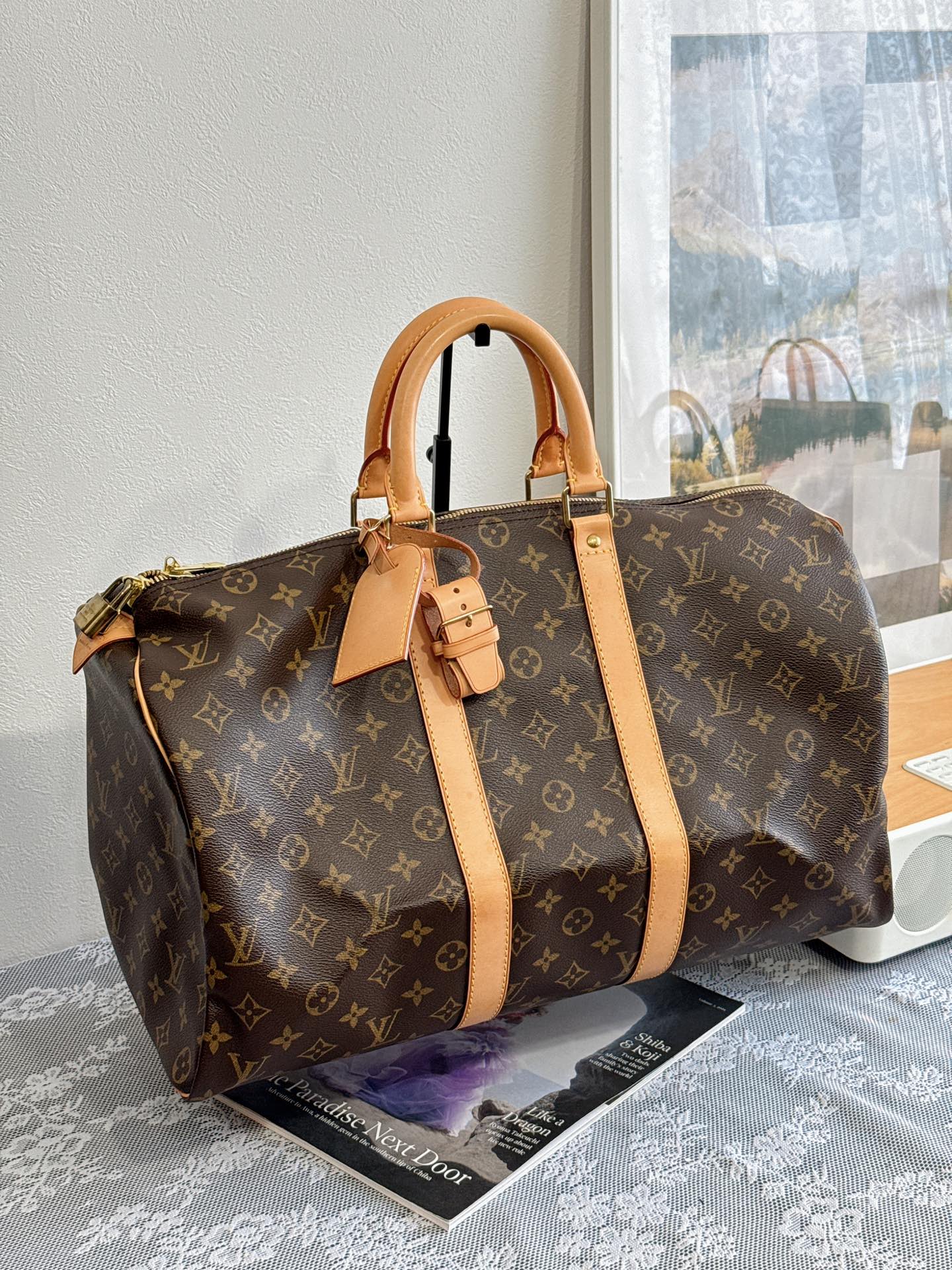 LOUIS VUITTON Monogram Travel Bag