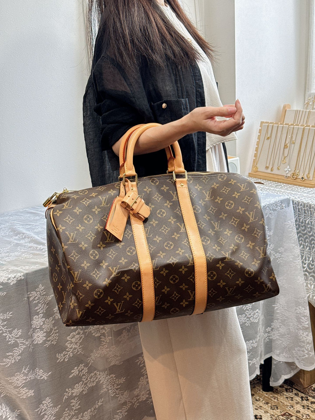 LOUIS VUITTON Monogram Travel Bag