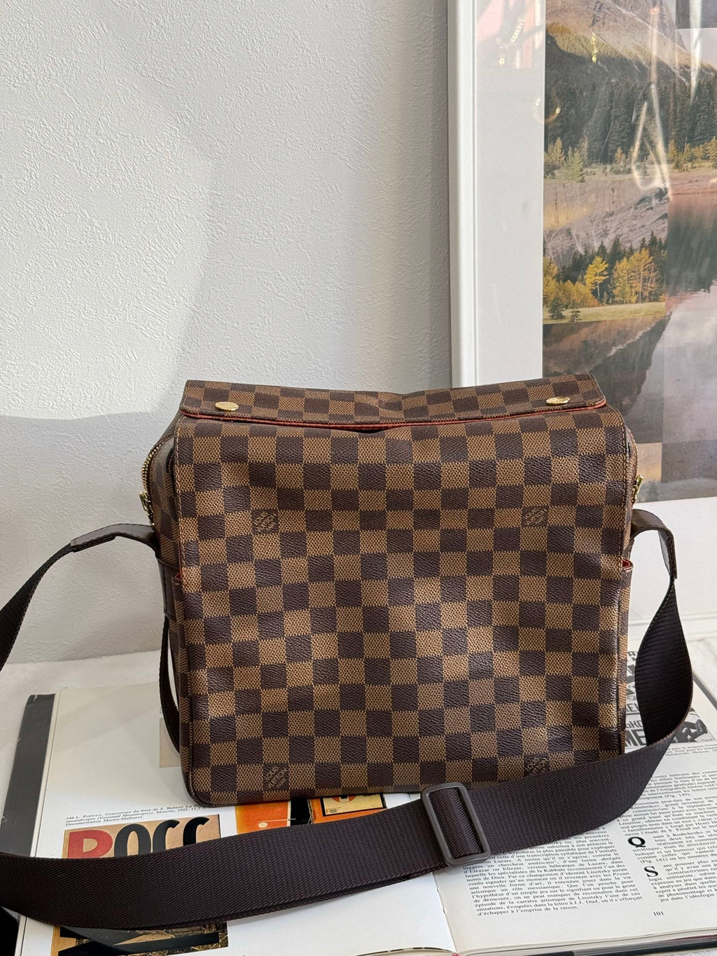 LOUIS VUITTON Damier Glio Shoulder Bag