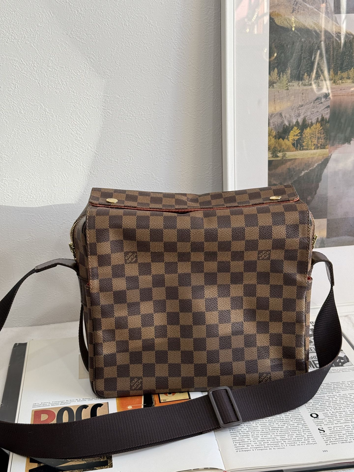 LOUIS VUITTON Damier Glio Shoulder Bag