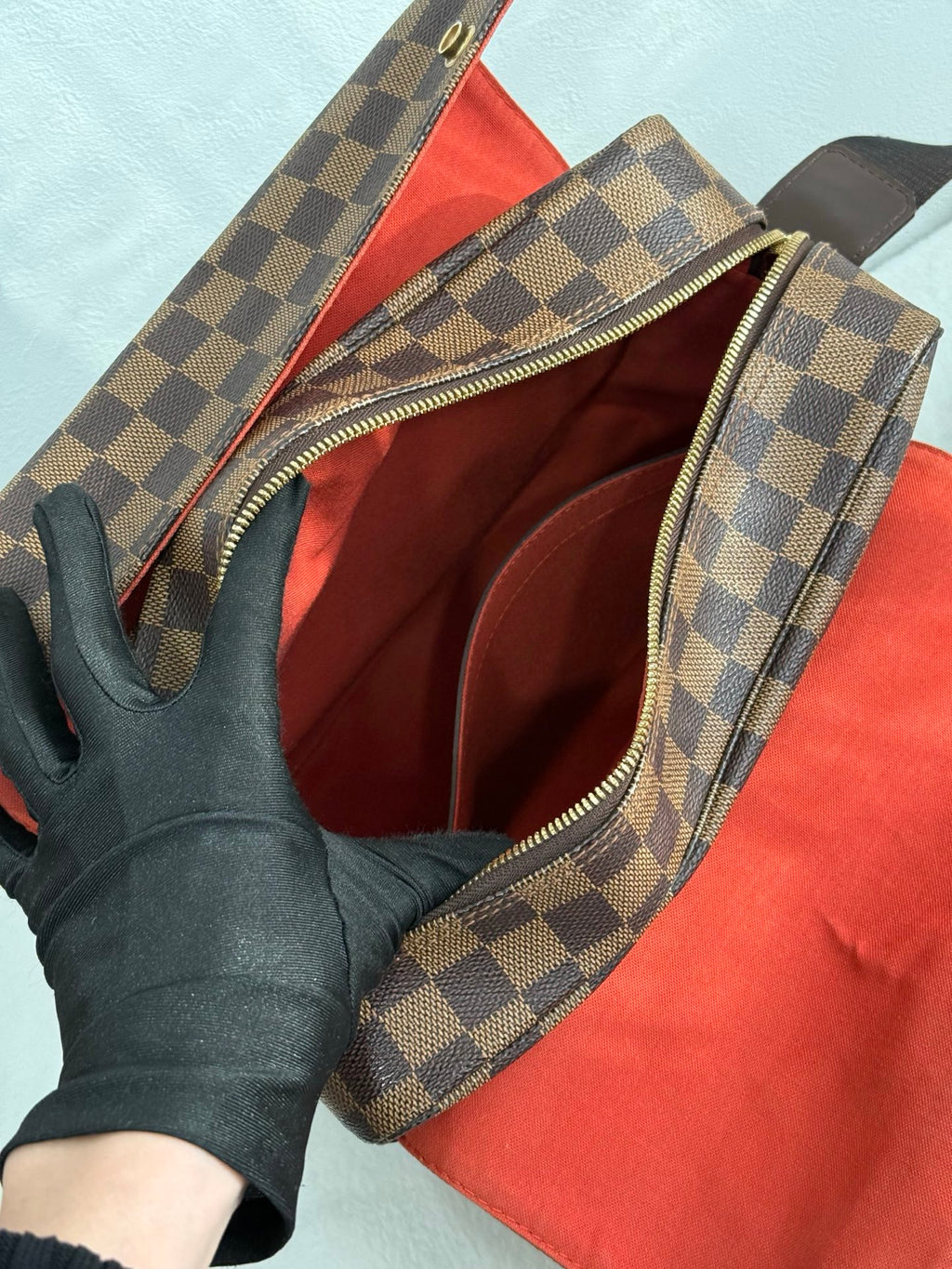 LOUIS VUITTON Damier Glio Shoulder Bag