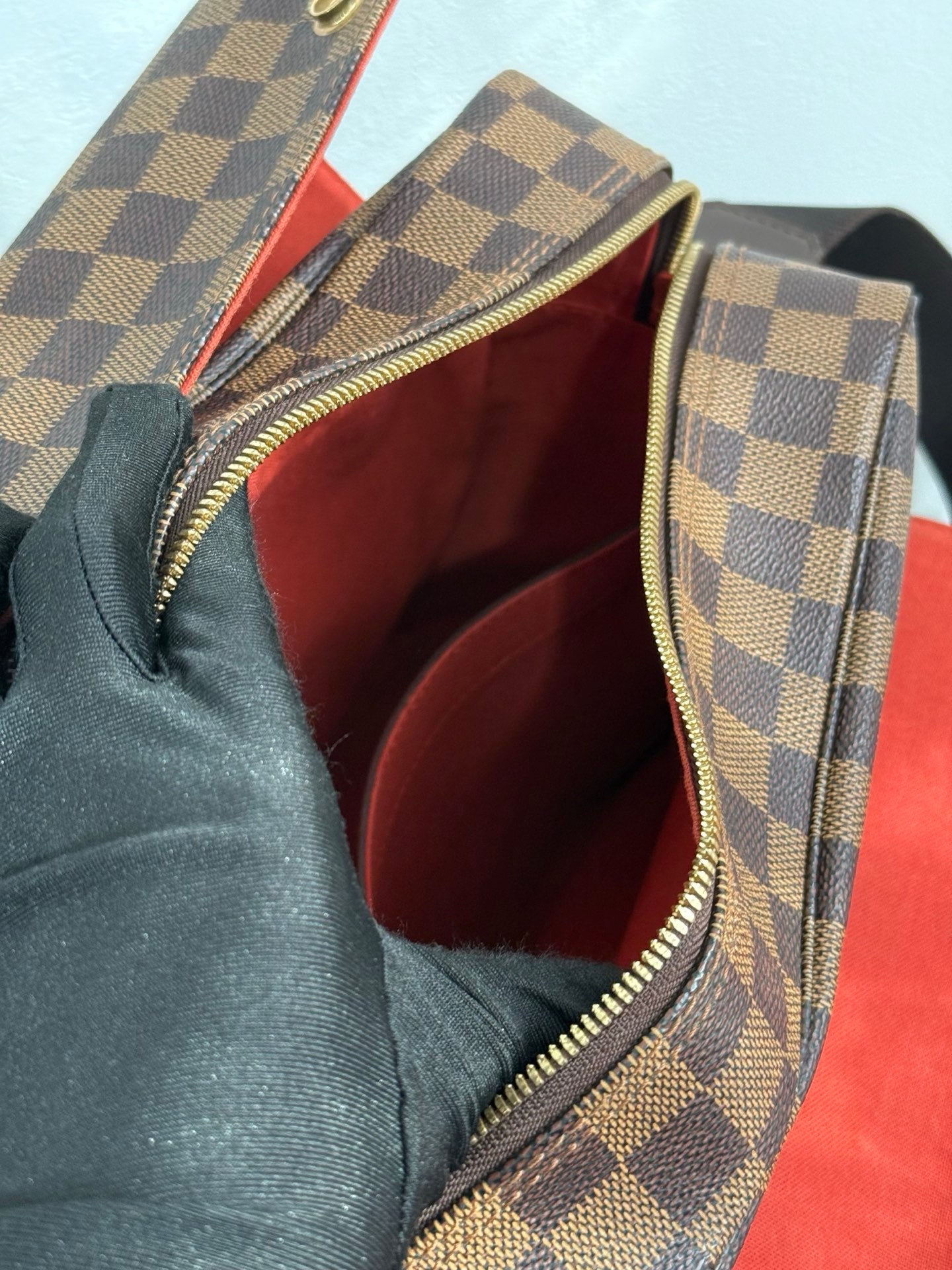 LOUIS VUITTON Damier Glio Shoulder Bag