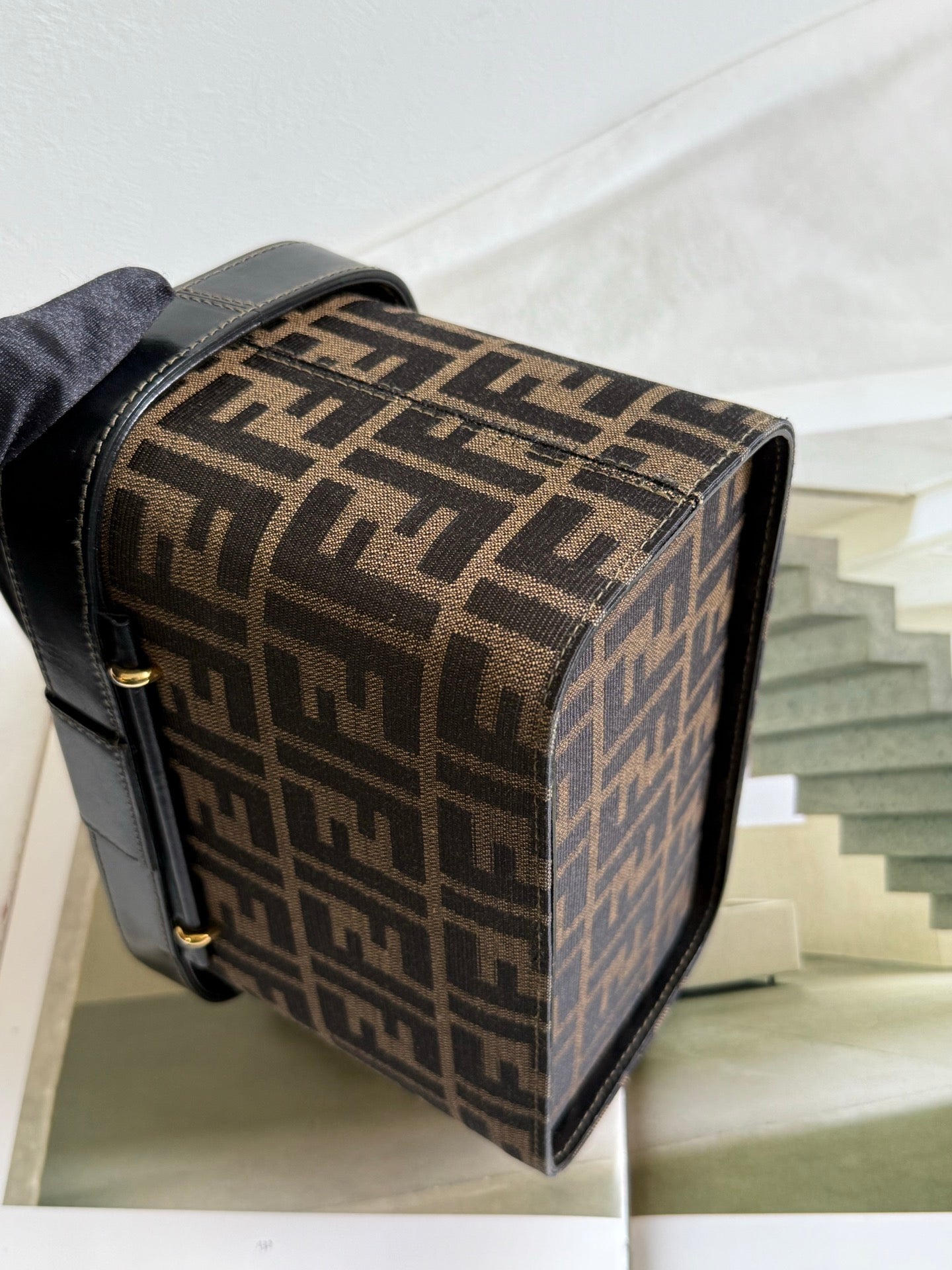 FENDI Zucca 2-Way Vanity Bag