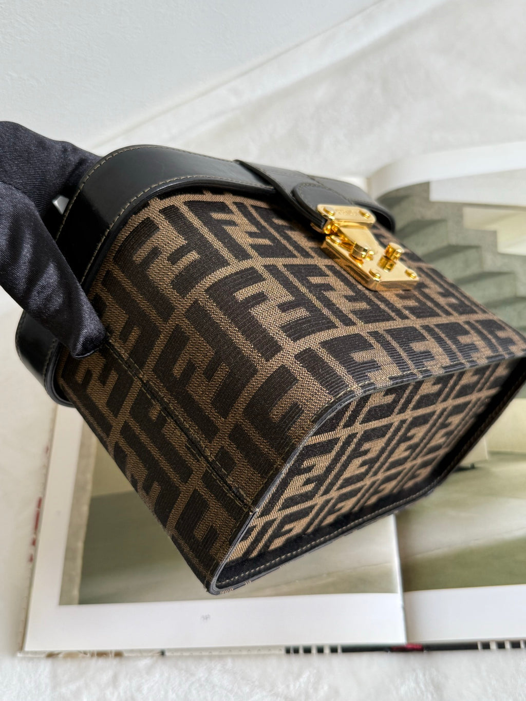 FENDI Zucca 2-Way Vanity Bag