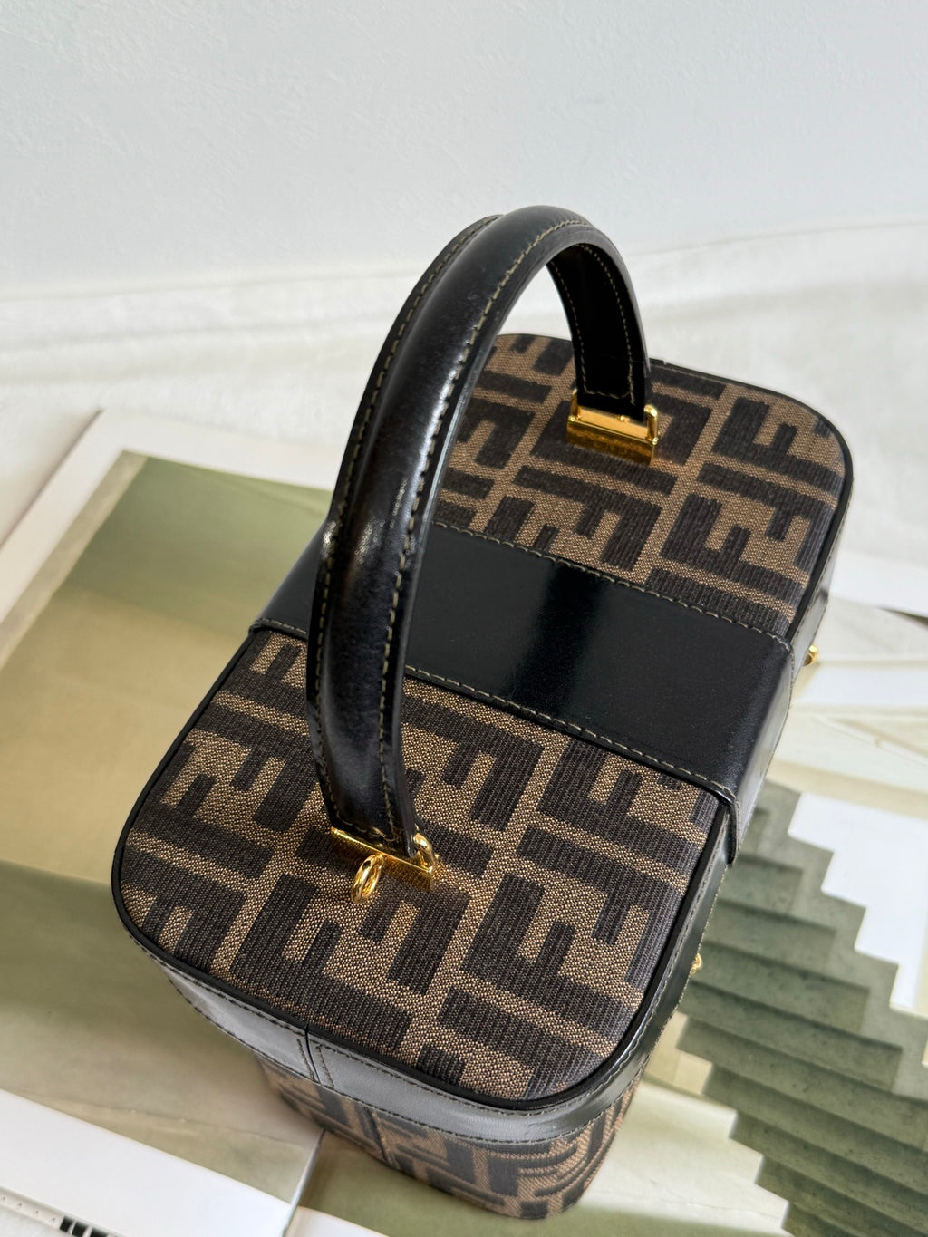 FENDI Zucca 2-Way Vanity Bag