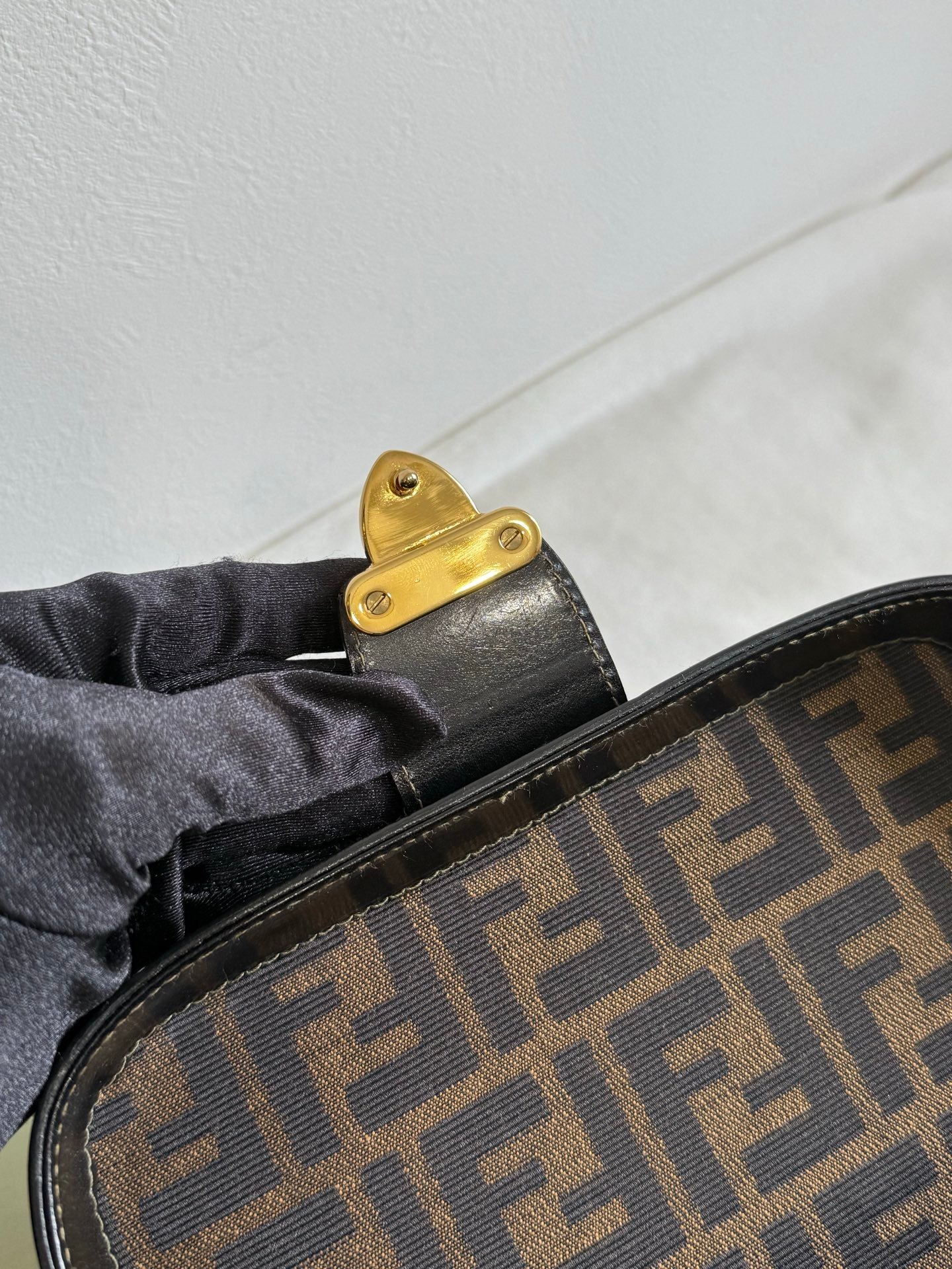 FENDI Zucca 2-Way Vanity Bag