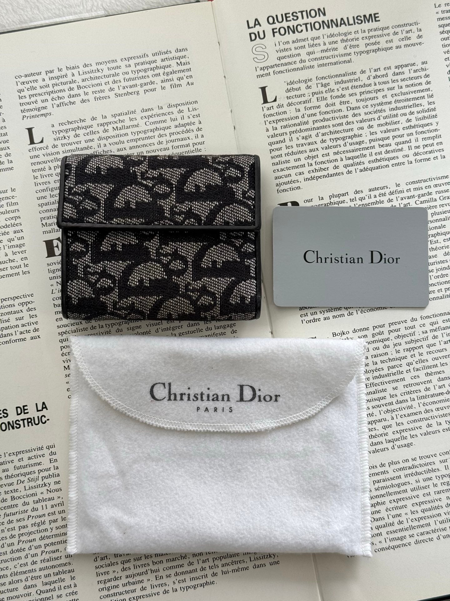 Dior Trotter Compact Wallet