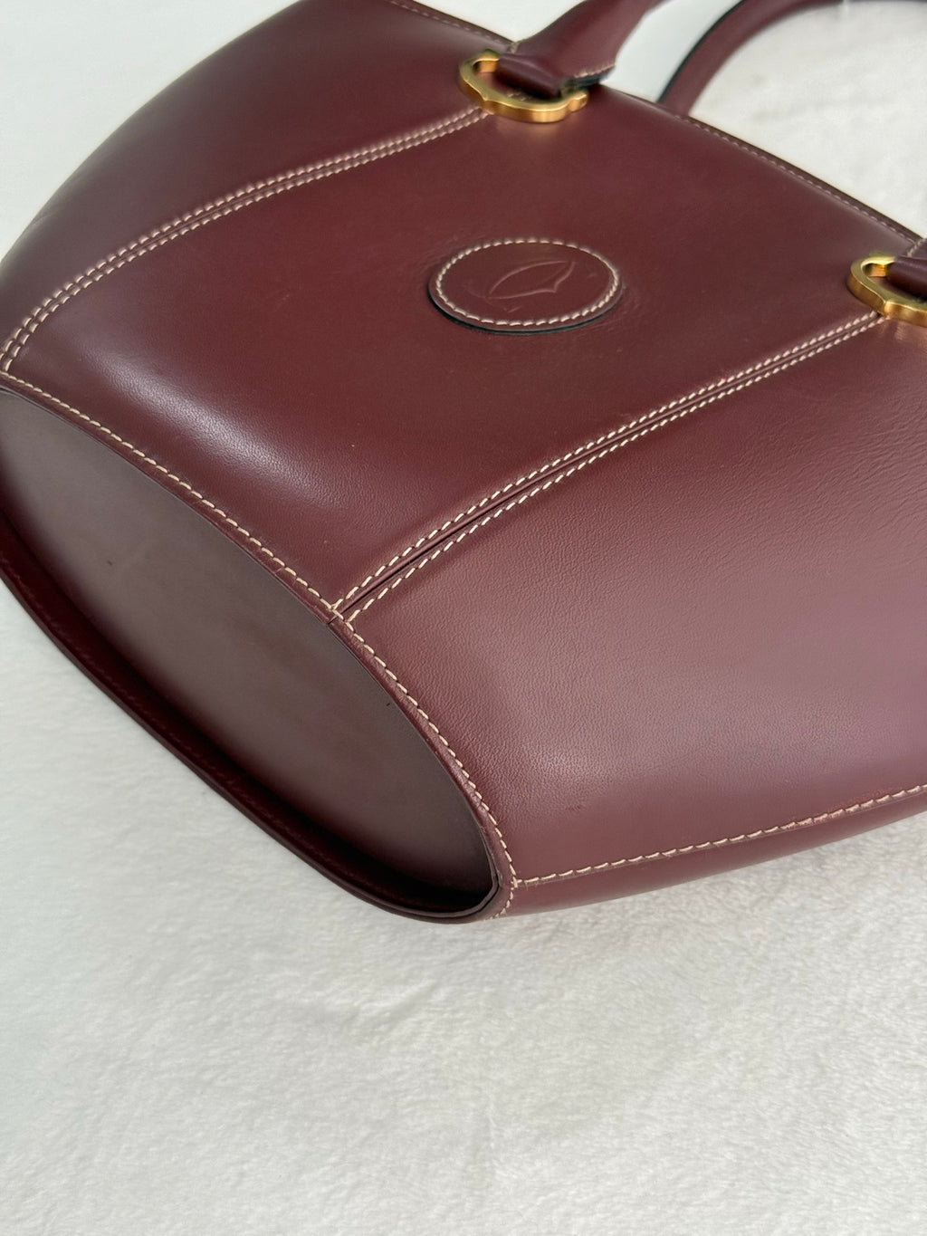 Cartier Leather Tote Bag Must Line