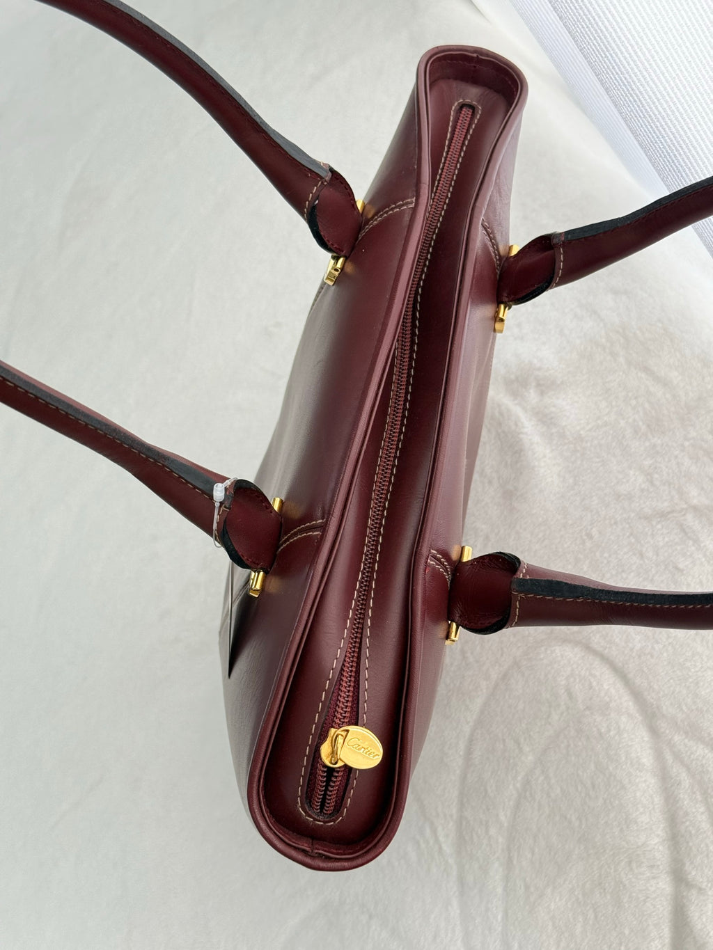 Cartier Leather Tote Bag Must Line