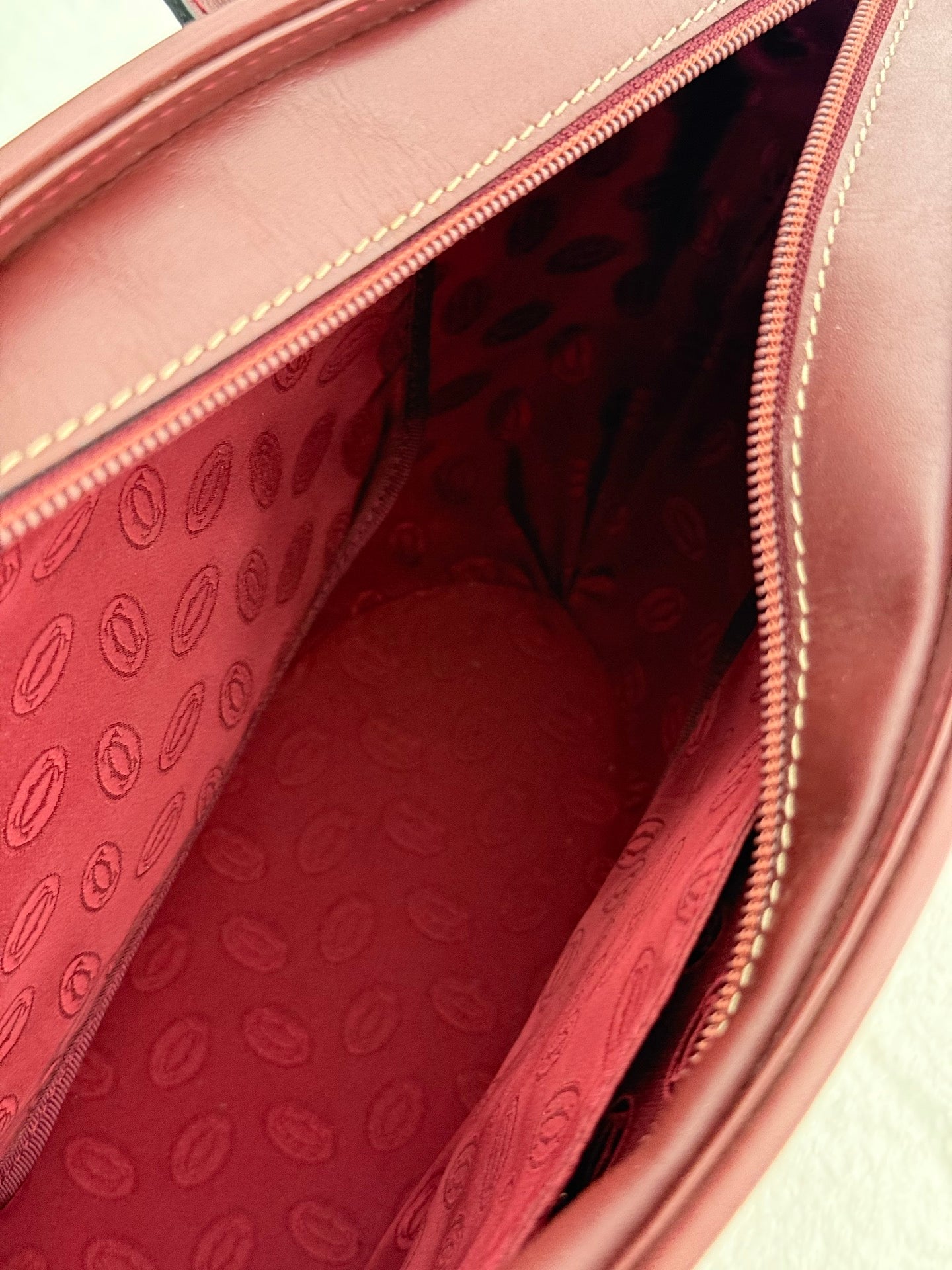 Cartier Leather Tote Bag Must Line