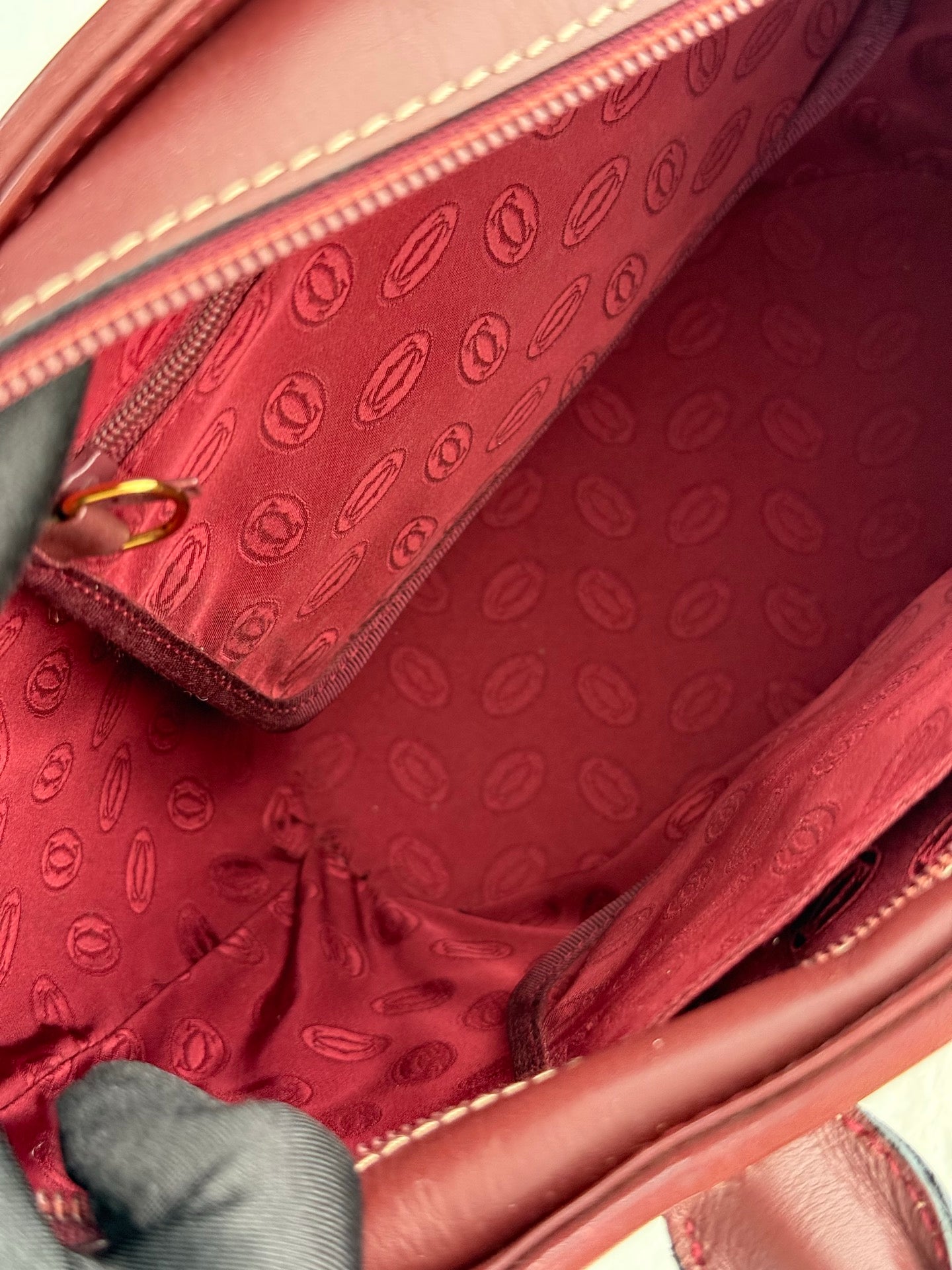 Cartier Leather Tote Bag Must Line