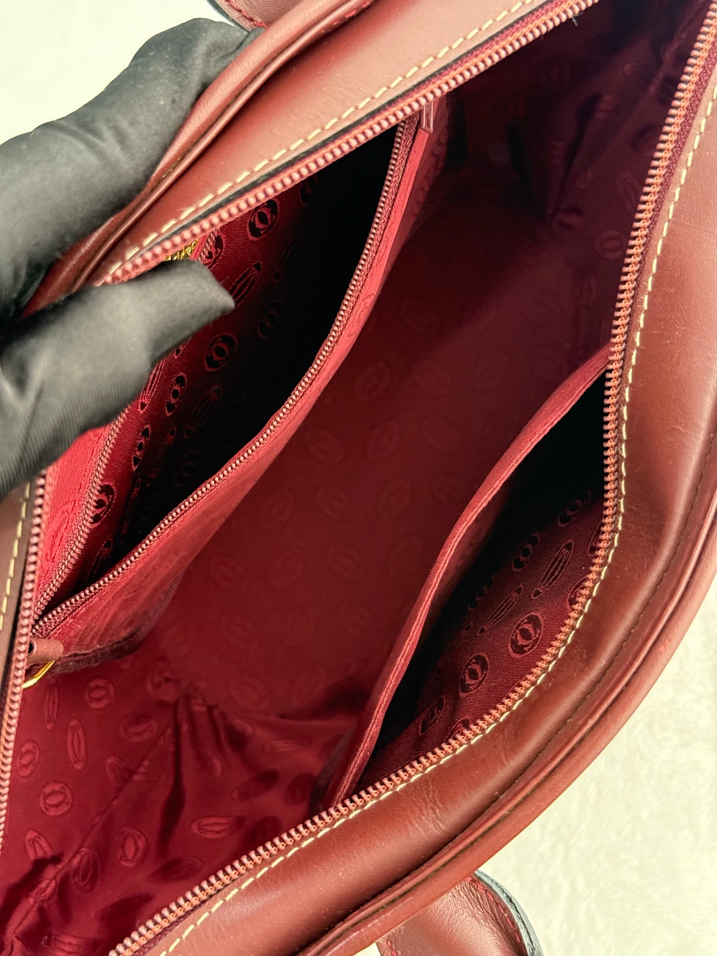 Cartier Leather Tote Bag Must Line