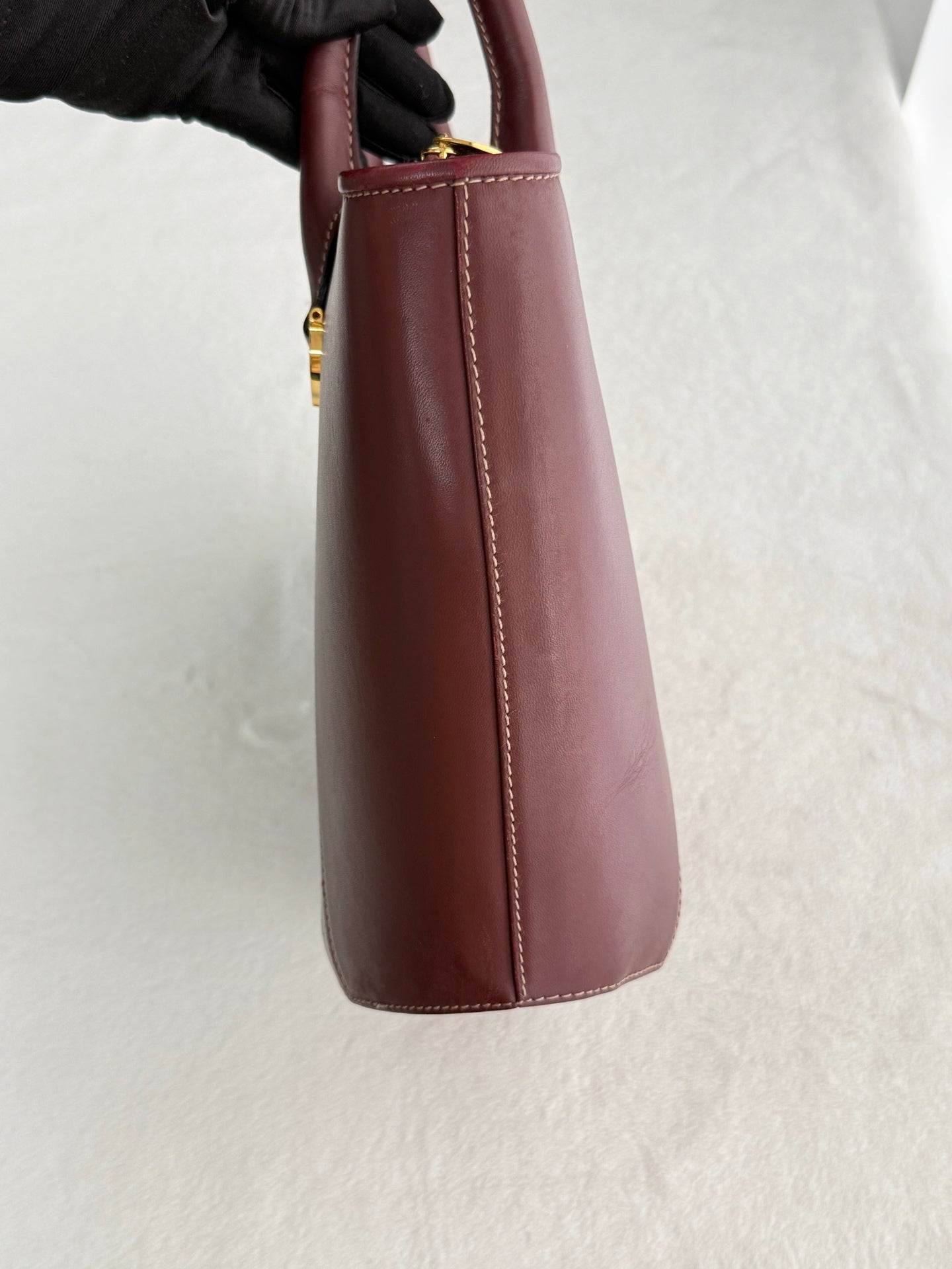 Cartier Leather Tote Bag Must Line